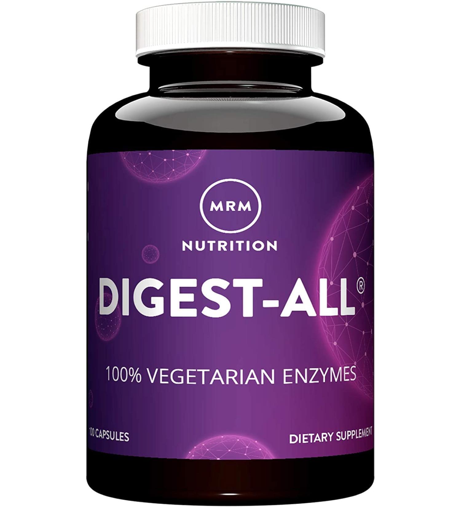 MRM Digest-All Vegetarian Capsules | 100% Plant-Based Digestive Support - Buy Online on GoSupps.com