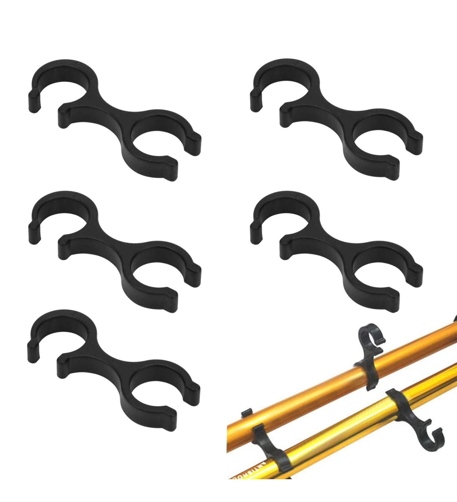 20pc Hiking Stock Accessories - Durable Plastic Trekking Stick Clips & Clamps for Outdoor Adventures - Buy Online on GoSupps.com