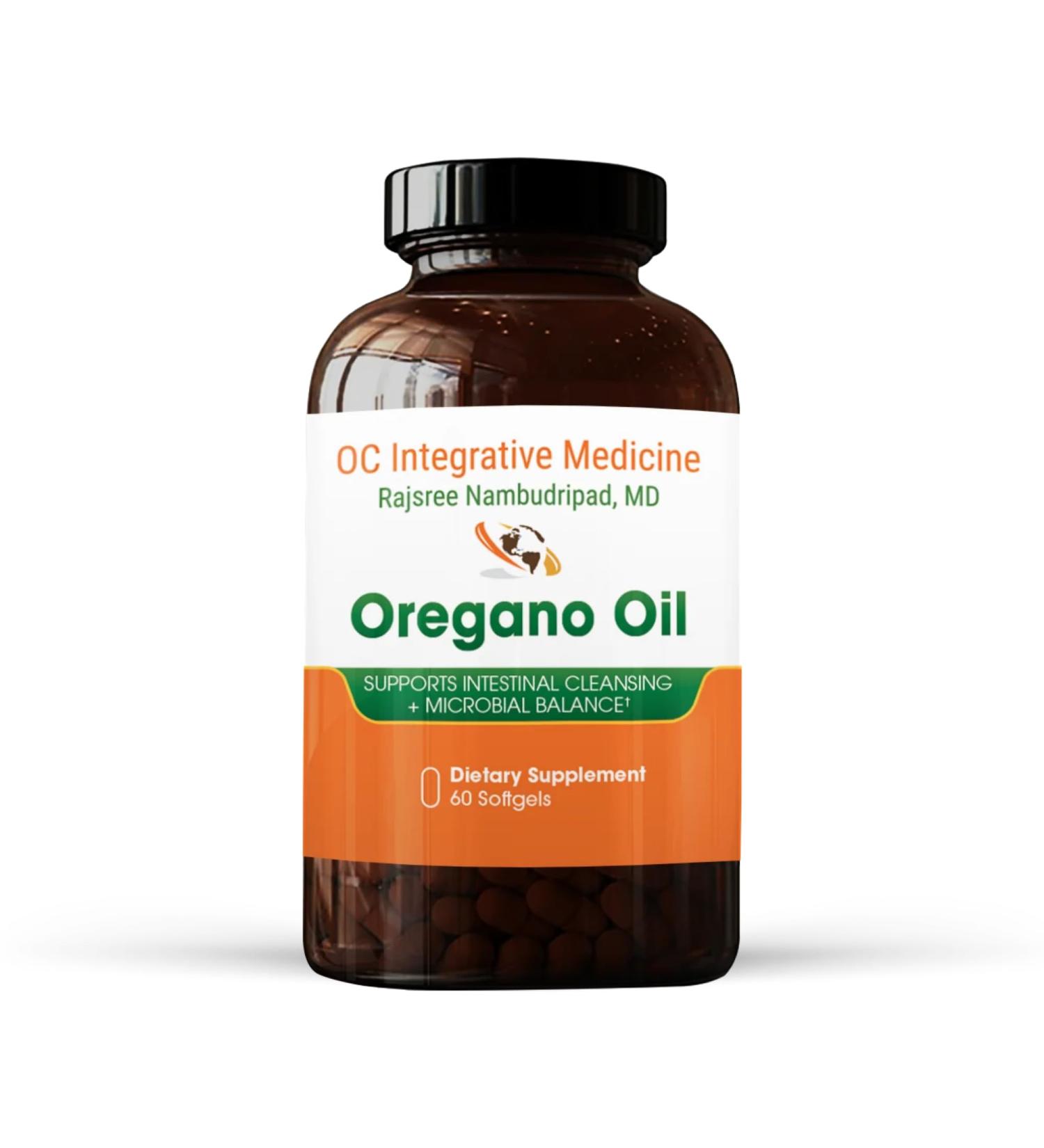 Oregano Oil by Dr. Rajsree | Supports Immune Health and Gut Microbiome | 60 Softgels - Buy Online on GoSupps.com
