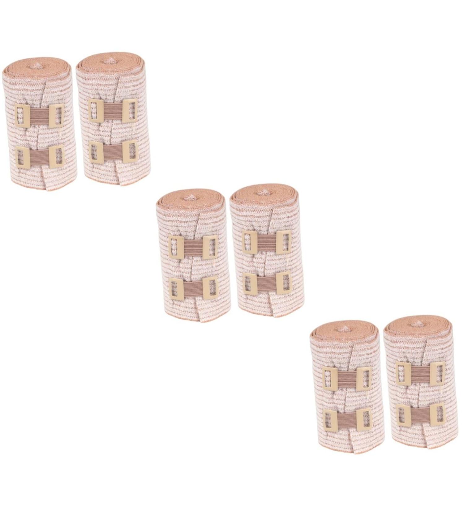 Healeved 6 Rolls Sports Wound Tape | Athletic Compression Wrap for Wrist Calf & Hand - Non-Stick Cohesive Support - Buy Online on GoSupps.com