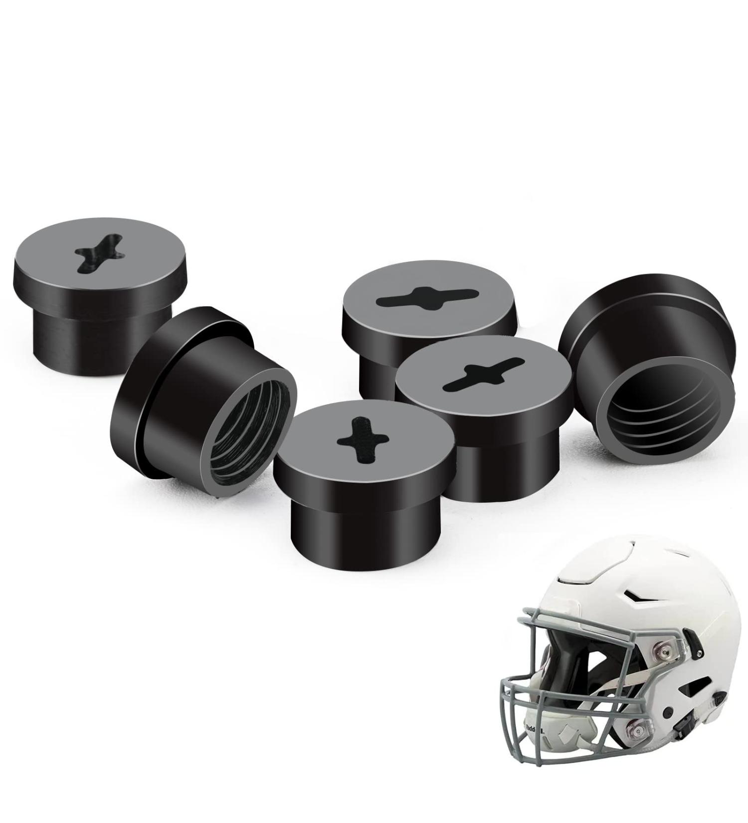LUAATT Bladder Valve Screws 6 PCE Threaded Valve Retainer Caps for Riddell Speedflex Football Helmets Accessories - Buy Online on GoSupps.com