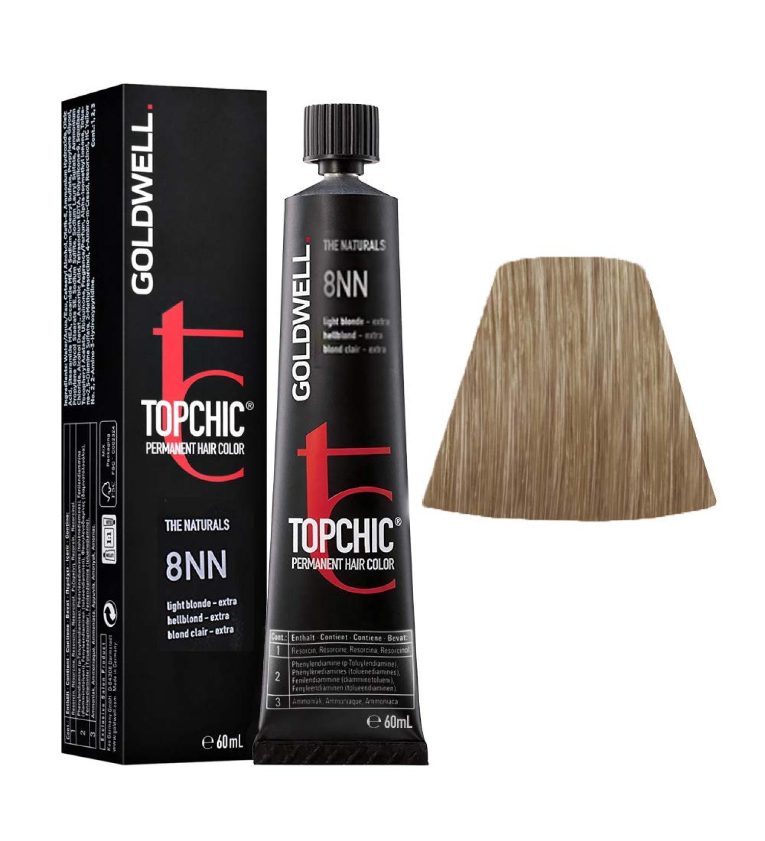 Goldwell Topchic Naturals 8NN light blonde extra 60ml