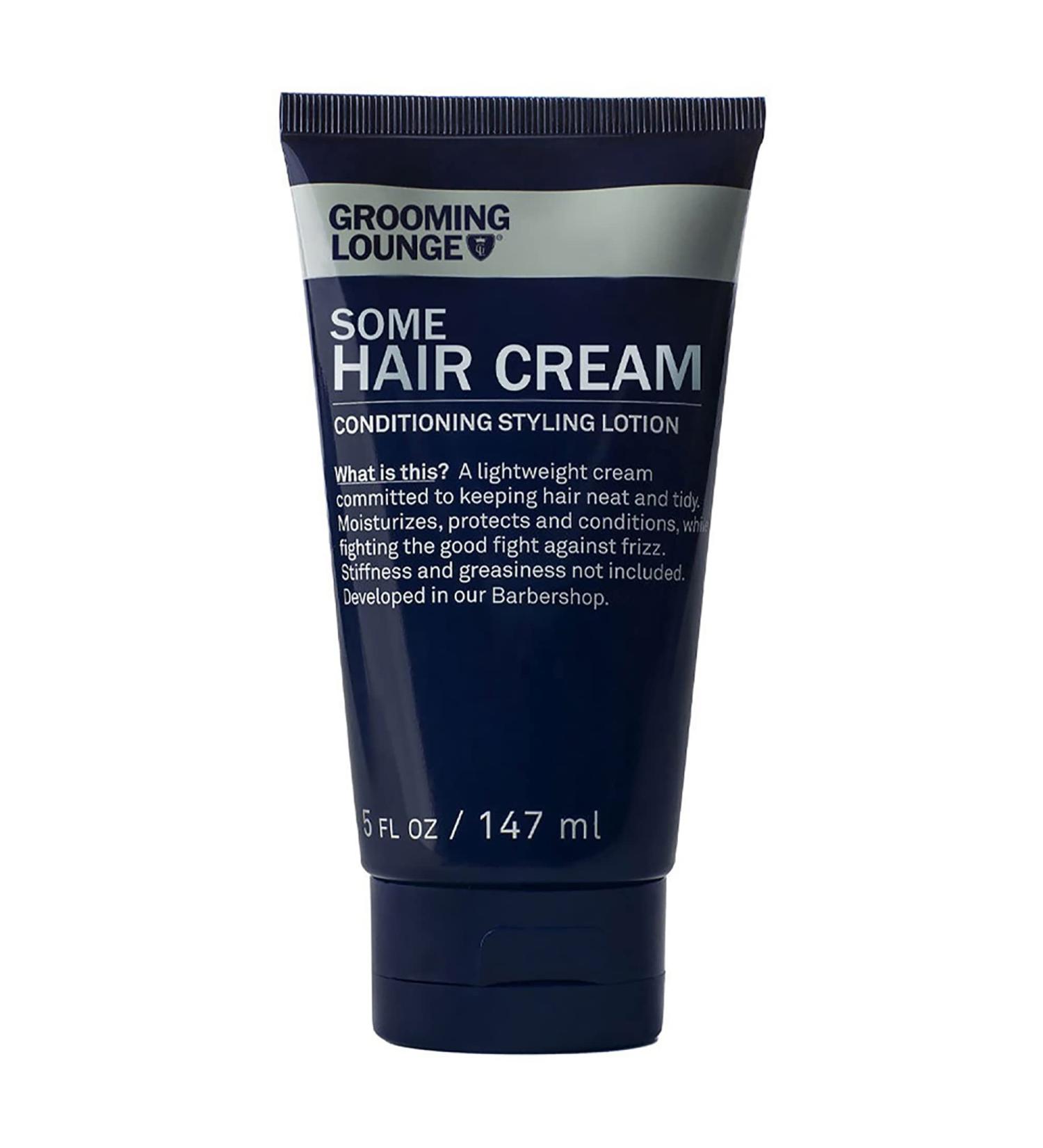 Grooming Lounge Some Hair Cream - Lightweight Conditioning & Styling Lotion | Tames Frizz, Flyaways | Low Shine | 5 oz - Buy Online on GoSupps.com