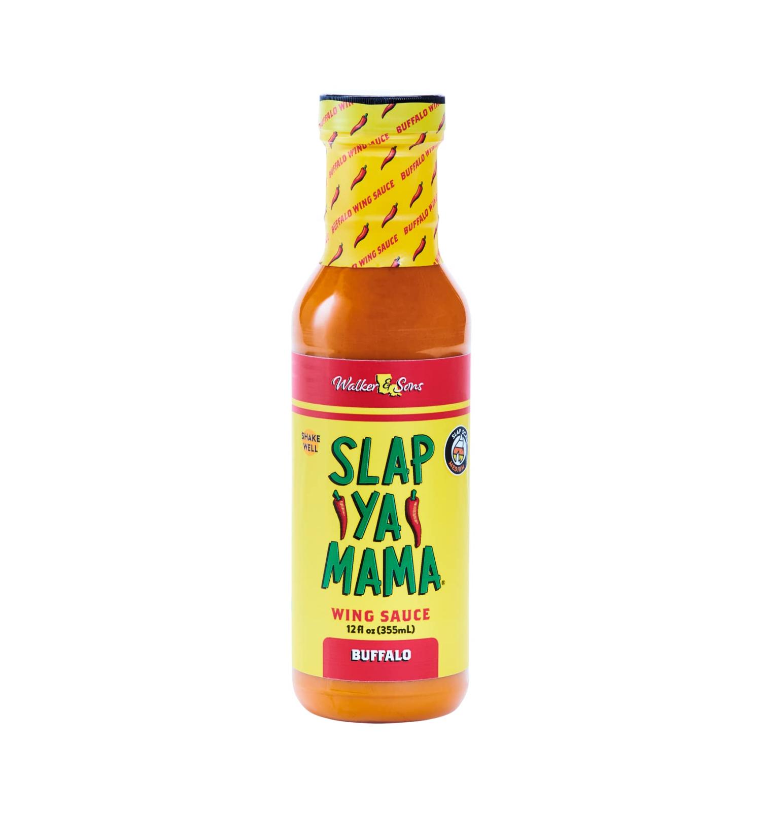 Slap Ya Mama Buffalo Wing Sauce 12 oz - Pack of 2 | Authentic Louisiana Style Wing Sauce - Buy Online on GoSupps.com