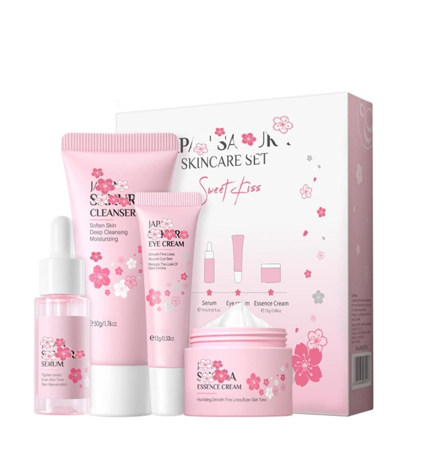 Skin Care Gift Sets for Women Facial Care Set Cherry Blossom Skin Care Sets Moisturizing Facial Skin Care Kit - Buy Online on GoSupps.com