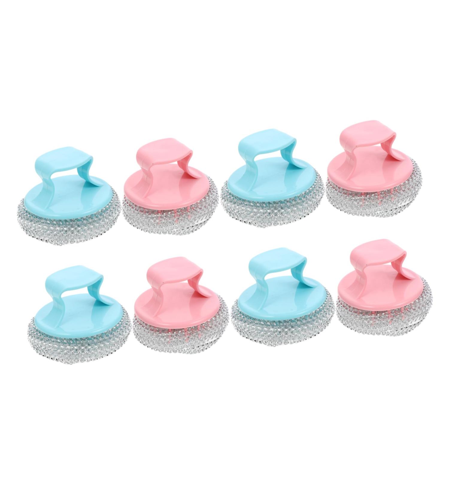 Solustre 8-Hour Stainless Steel Kitchen Sponges & Metal Scouring Pads - Durable Steel Wool Scrubber for Effective Cleaning - Buy Online on GoSupps.com