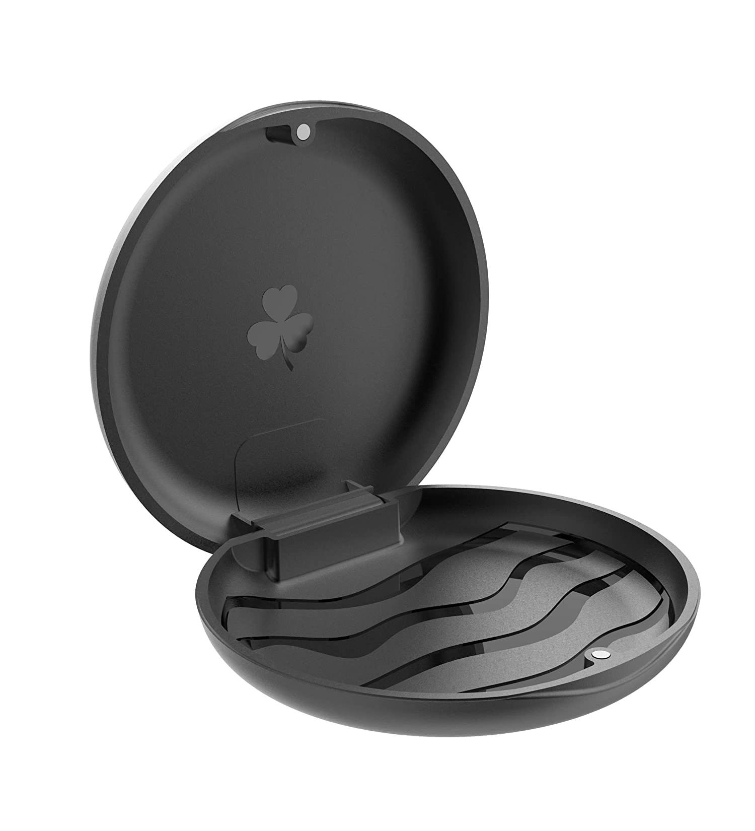 BICASUU (2 Pack) Retainer Case Solid Orthodontic Retainer Case (Black) - Buy Online on GoSupps.com