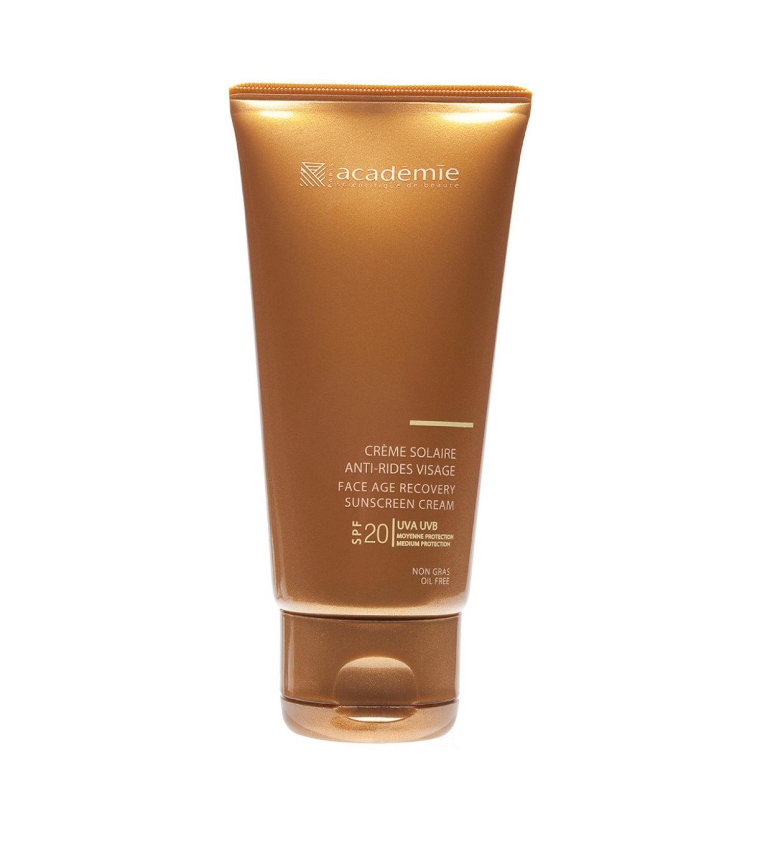 Academie Creme Solaire Anti-Rides Visage SPF 20 UVA/UVB 50 ml