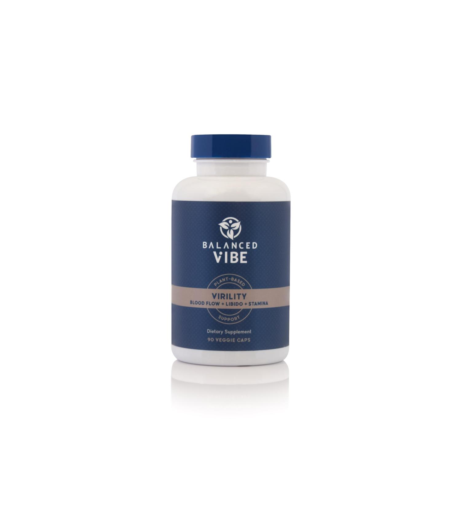 Virility Support | Plant-Based Support for Vigor and Vitality | 45-Day Supply | 90 Capsules