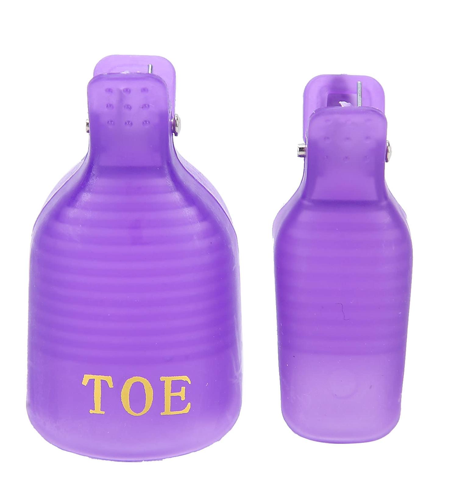  TMISHION 5Pcs Nail Gel Remover Tweezers 5pcs Acrylic Plastic Tweezers for UV Gel Polish Remover for Fingers and Nails (Purple) - Buy Online on GoSupps.com