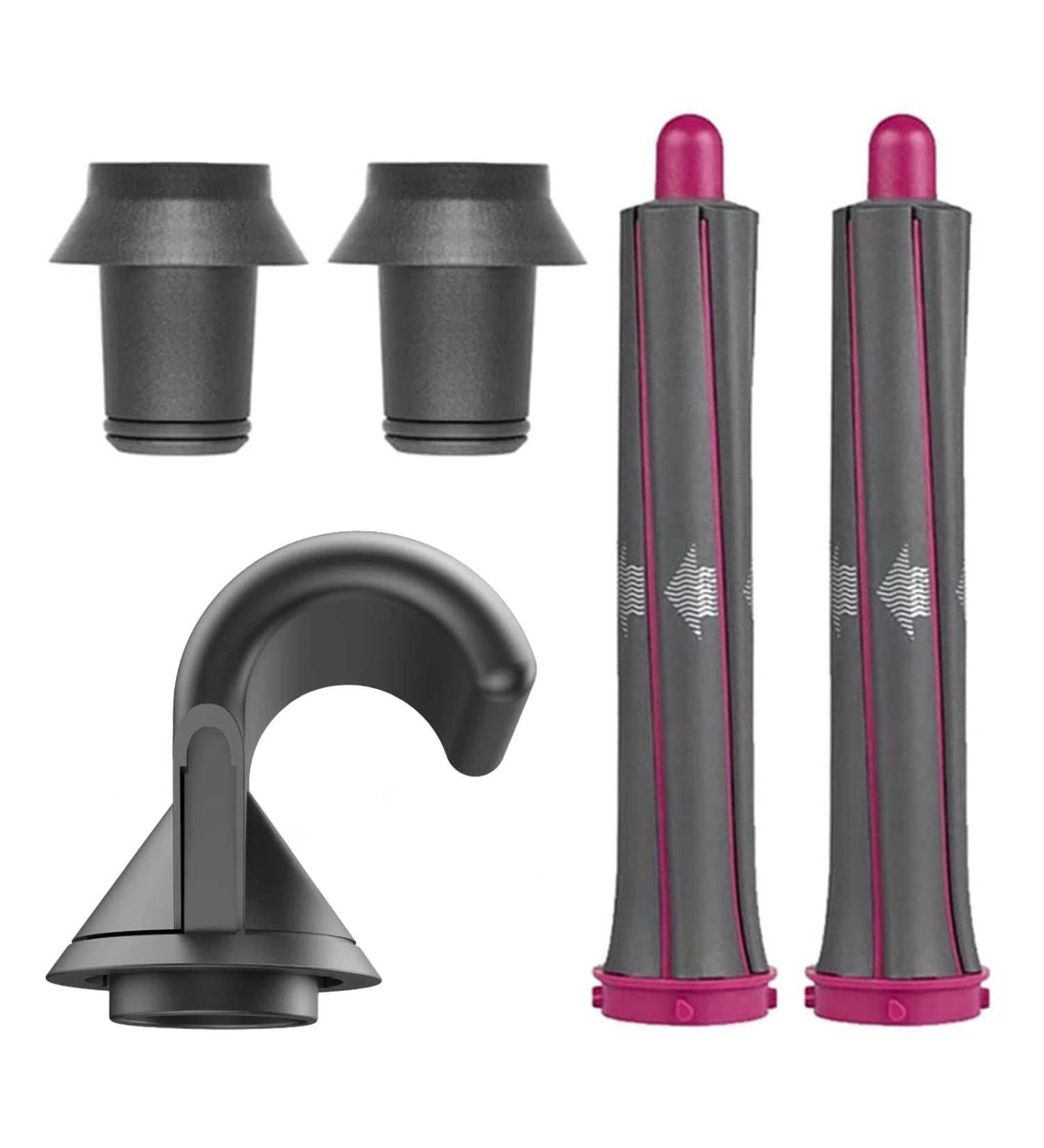 Anti Flight Flyaway Nozzle & 2Pcs Adapter for Dyson Supersonic Hair Dryer HD01 HD02 HD03 HD04 HD08 with 2Pcs 30mm/1.2in Long Hair Curling Barrels for Dyson Airwrap HS01 HS05 Styler - Buy Online on GoSupps.com