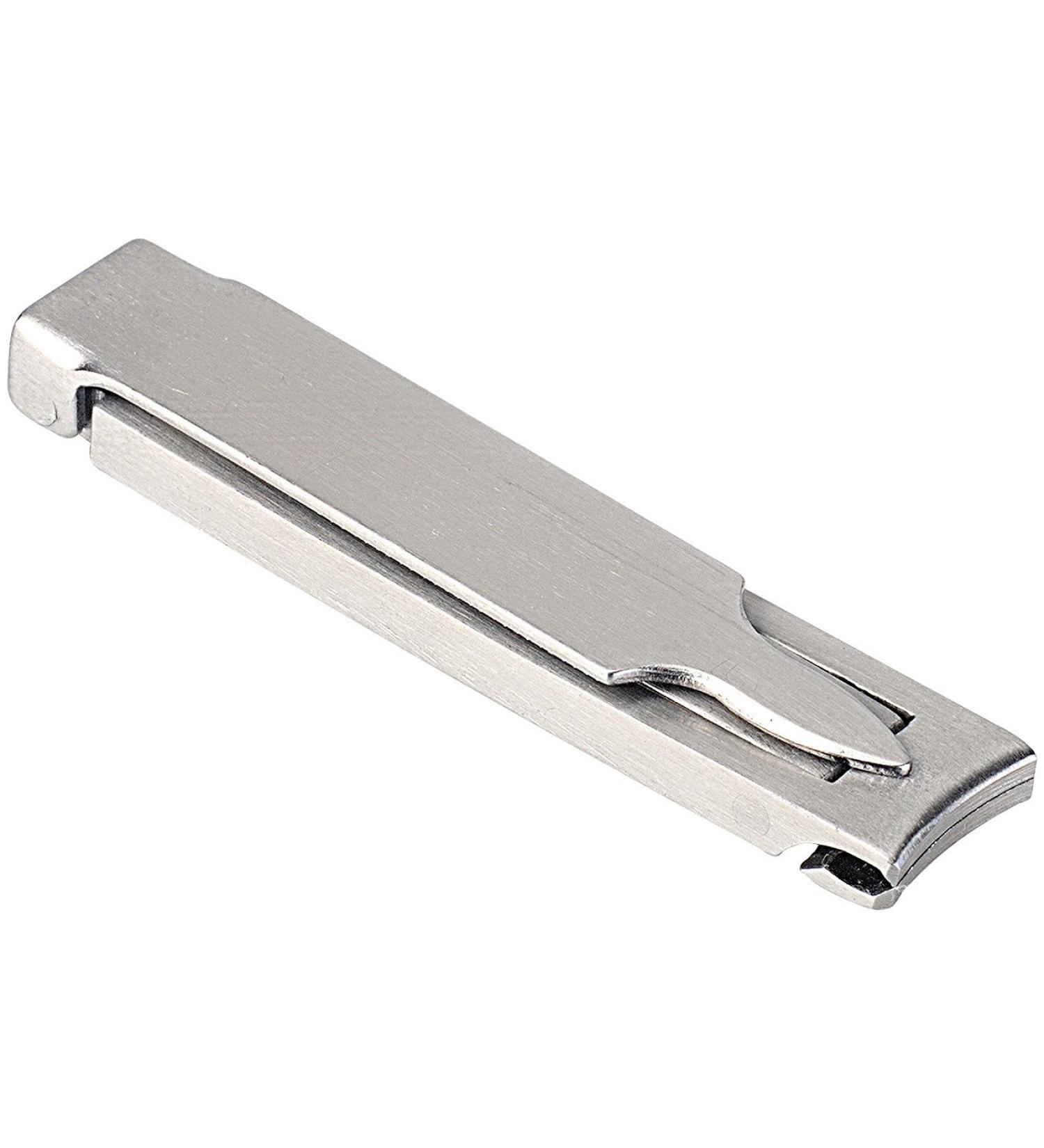 Newgen Medicals Nagelzwicker: 3in1-steel nail clipper Ultra-Flach & compact 57 x 11 x 6 mm (nail clips nail scissors corneal remover)