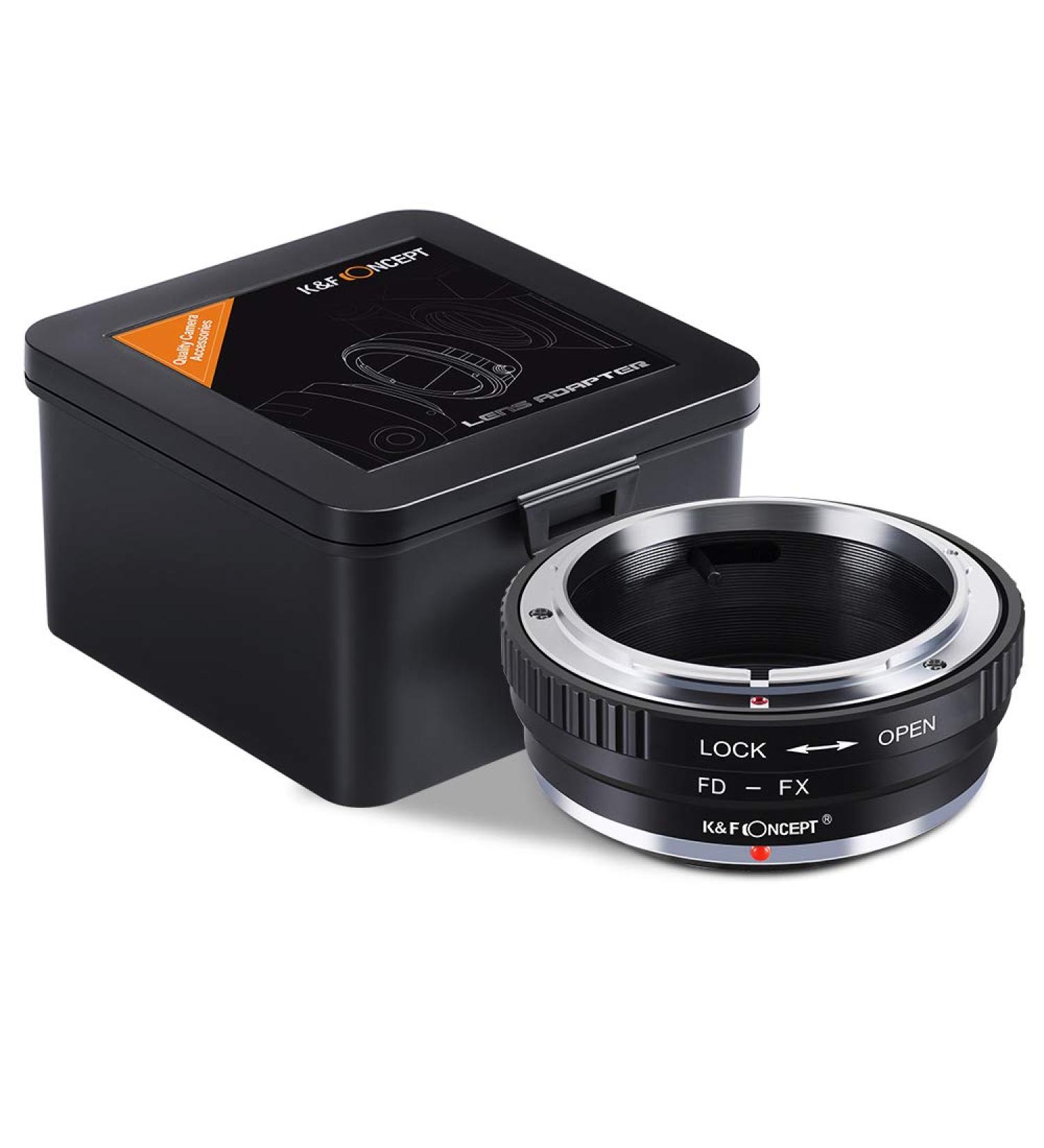 K&F Concept Canon FD Lens to Fujifilm FX Mount Adapter for Mirrorless Cameras - Buy Online on GoSupps.com