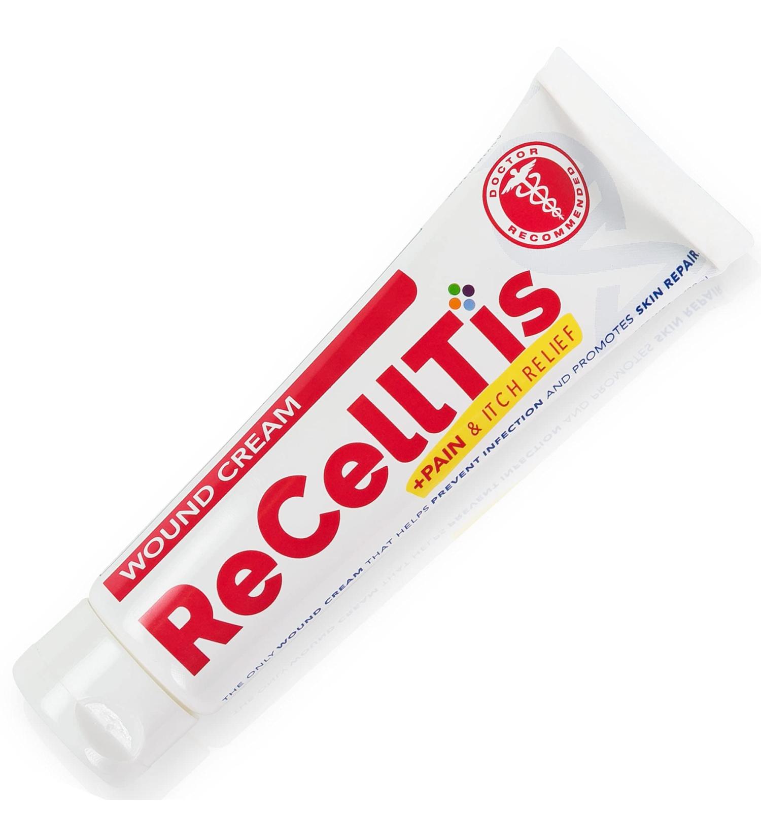 ReCellTis Antibacterial Wound Cream - Fast Healing, Pain Relief & Infection Prevention - 28g - Buy Online on GoSupps.com
