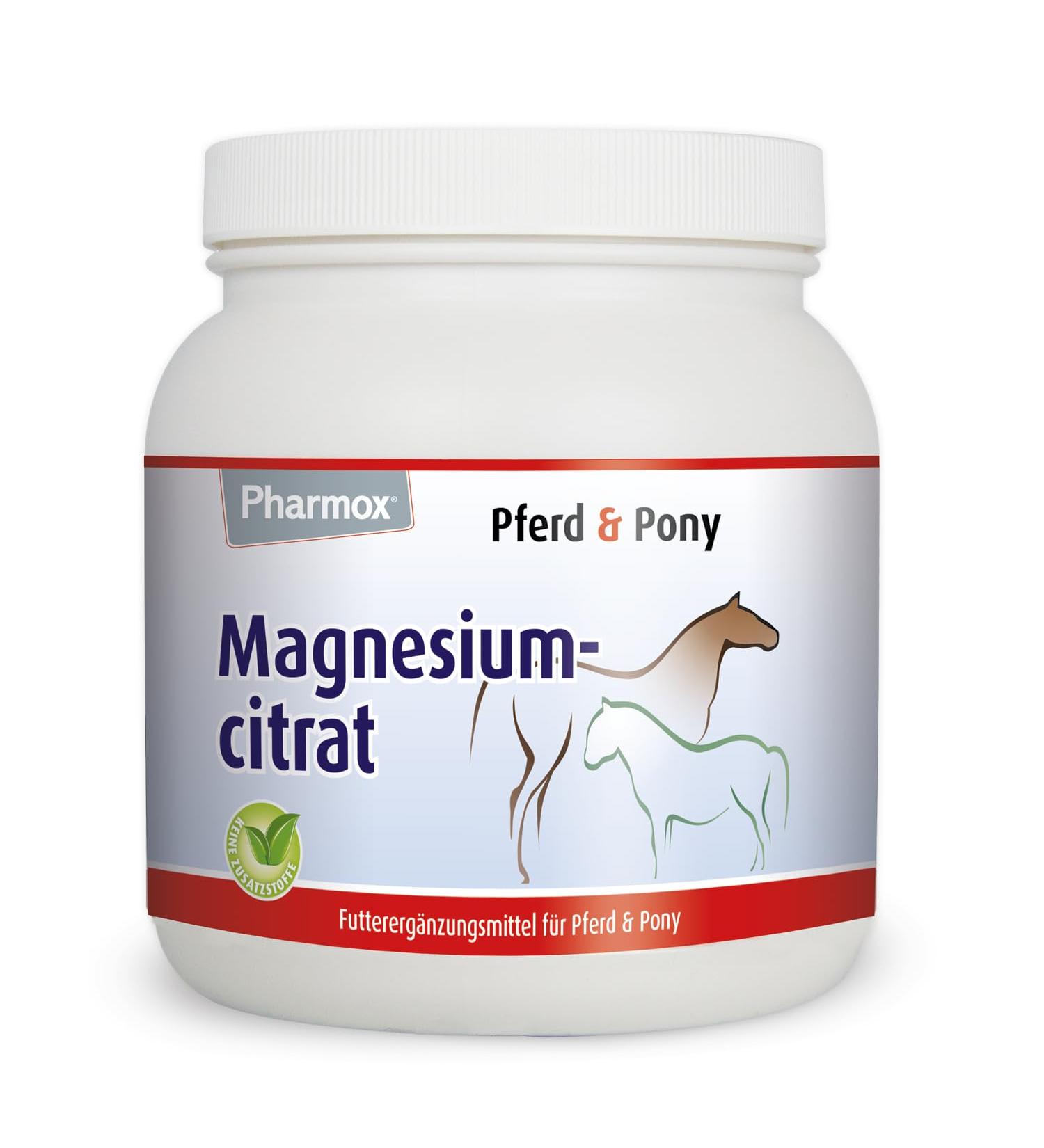 Buy Pharmox Horse & Pony Magnesium Citrate 1500g | 100% Pure Magnesium Citrate for Optimal Health | International Shipping Available - Buy Online on GoSupps.com