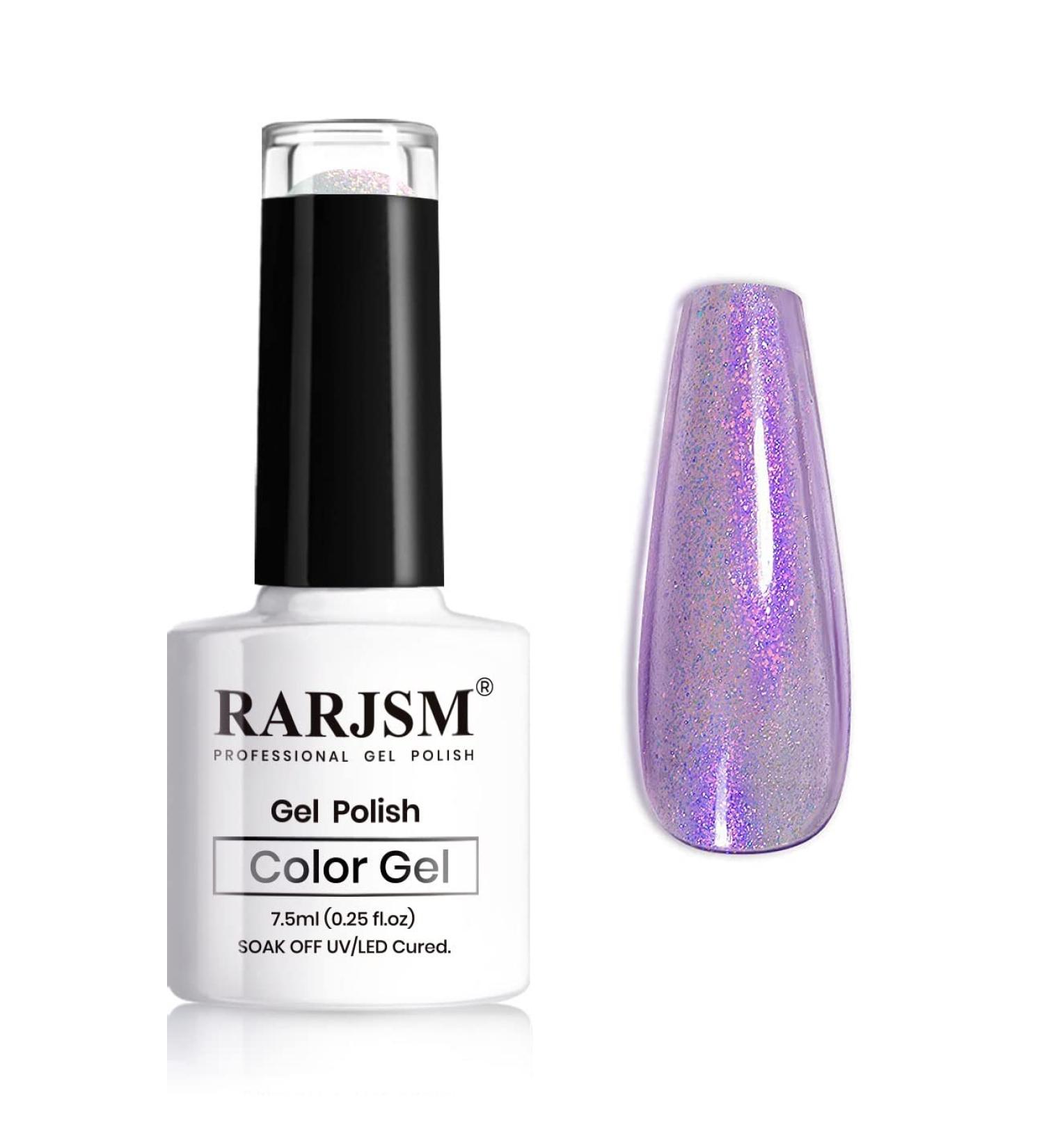 PEARL GLITTER GEL POLISH - Reflective Sparkle Clear Shell Glitter Nail Art - UV/LED Cured - 7.5ml - Buy Online on GoSupps.com