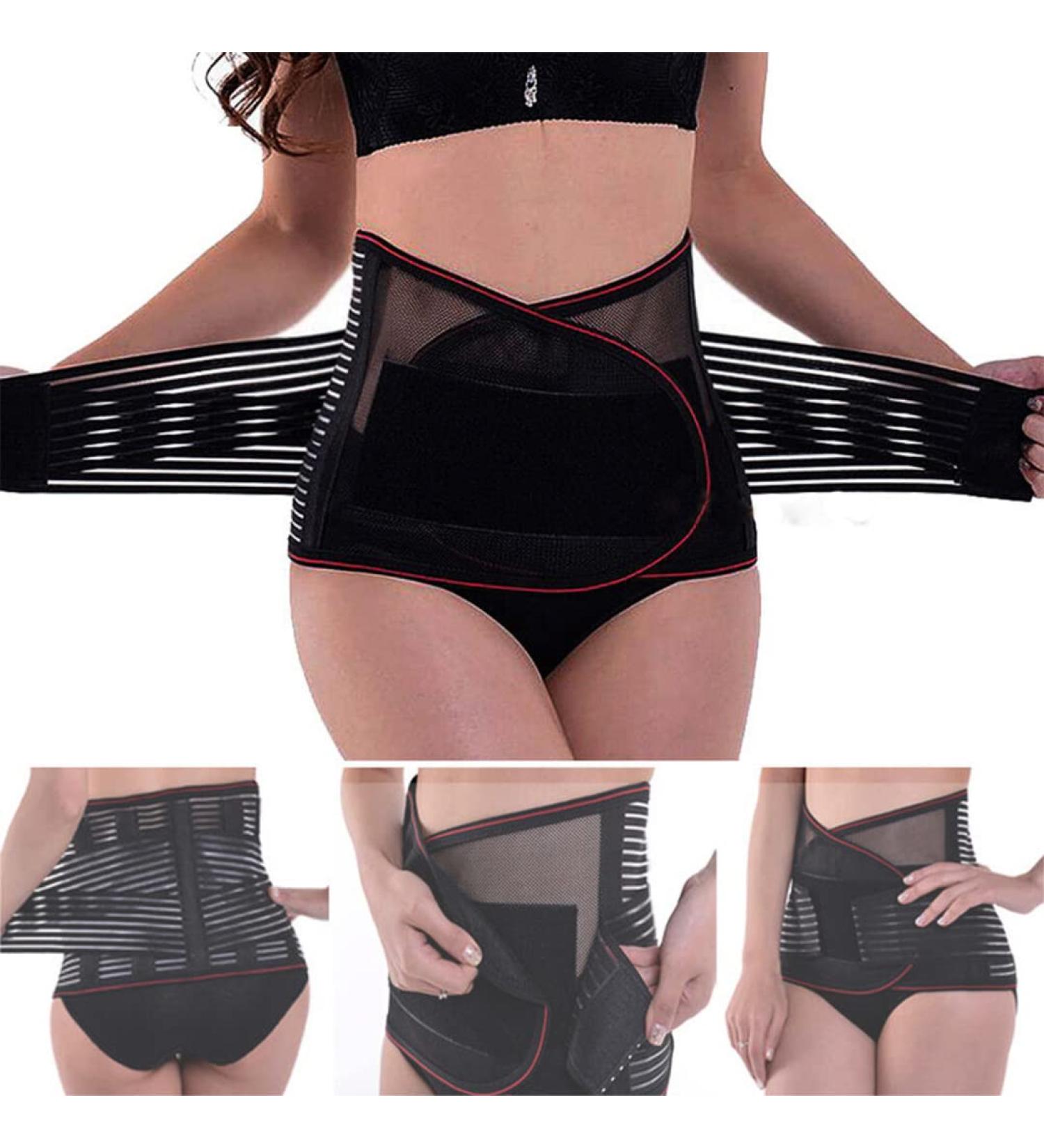 ZWEBY 3XL-5XL Adjustable Double Pull Lumbar Support Belt | Breathable Mesh Back Brace for Pain Relief - XXL Size - Buy Online on GoSupps.com