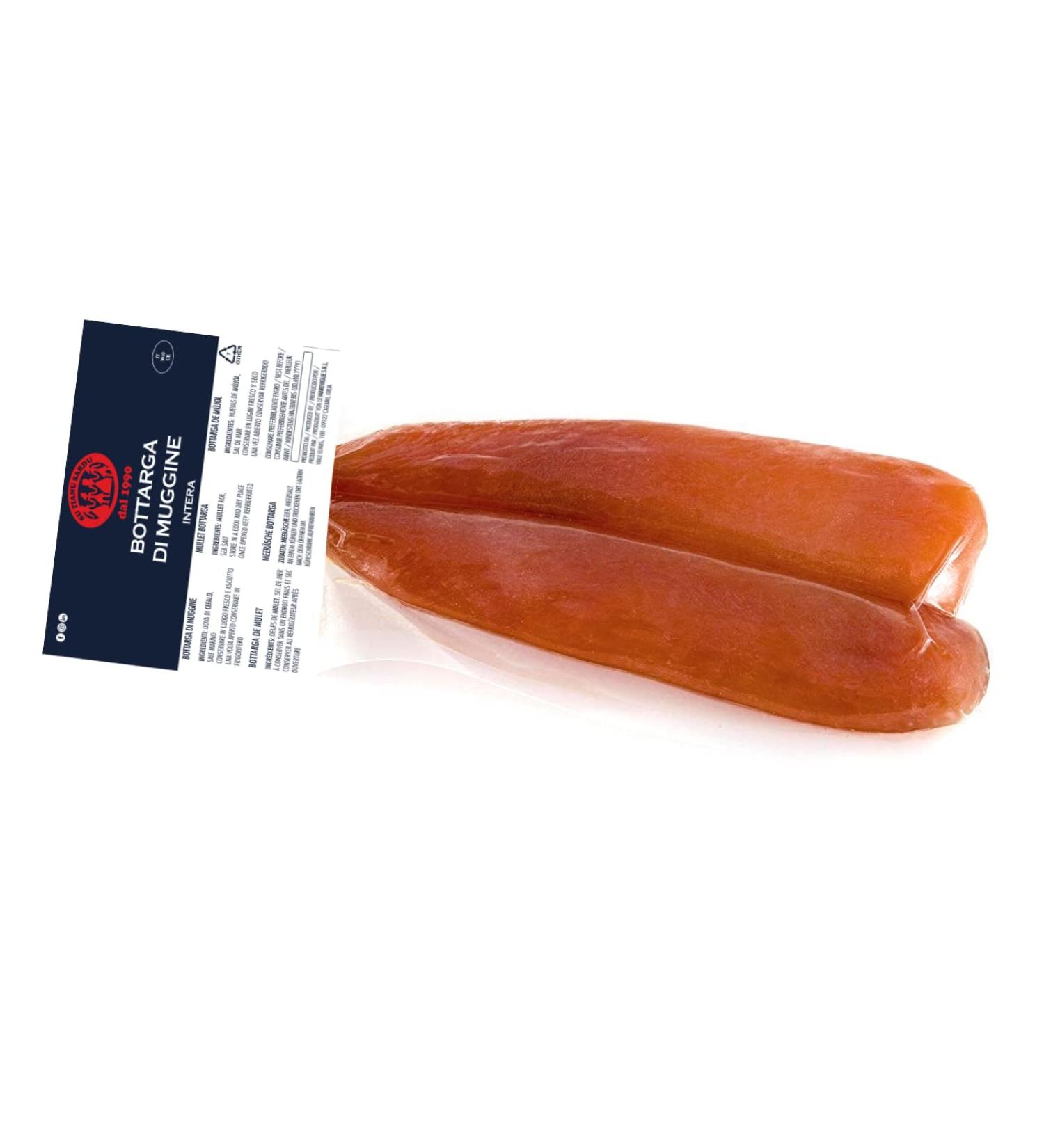 Mullet Bottarga Su Tianu Sardu 80/90g - Handmade in Sardinia Italy - salted and dried mullet roe - Caviar from the - Buy Online on GoSupps.com