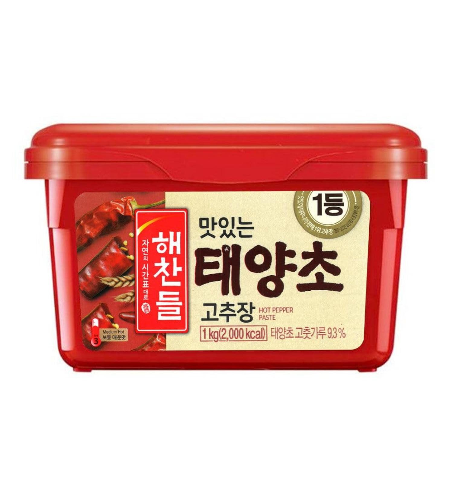 CJ Haechandle Gochujang Hot Red Chilli Pepper Paste Medium Hot in Tube 1kg