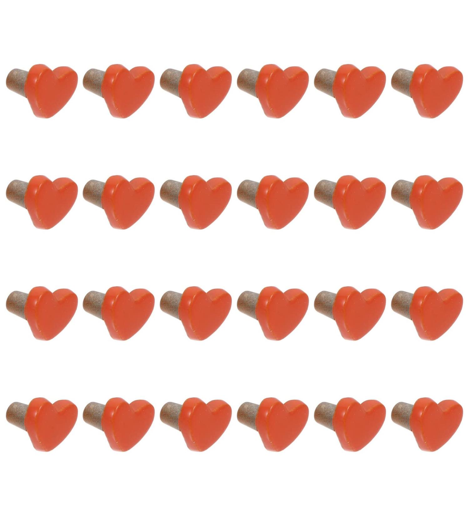 NUOBESTY 100pcs Clothes Doll Studs Supplies Premium Handmade Small Rivets Accessories Materials Heart Shoes 0.5X0.5cm Orange - Buy Online on GoSupps.com