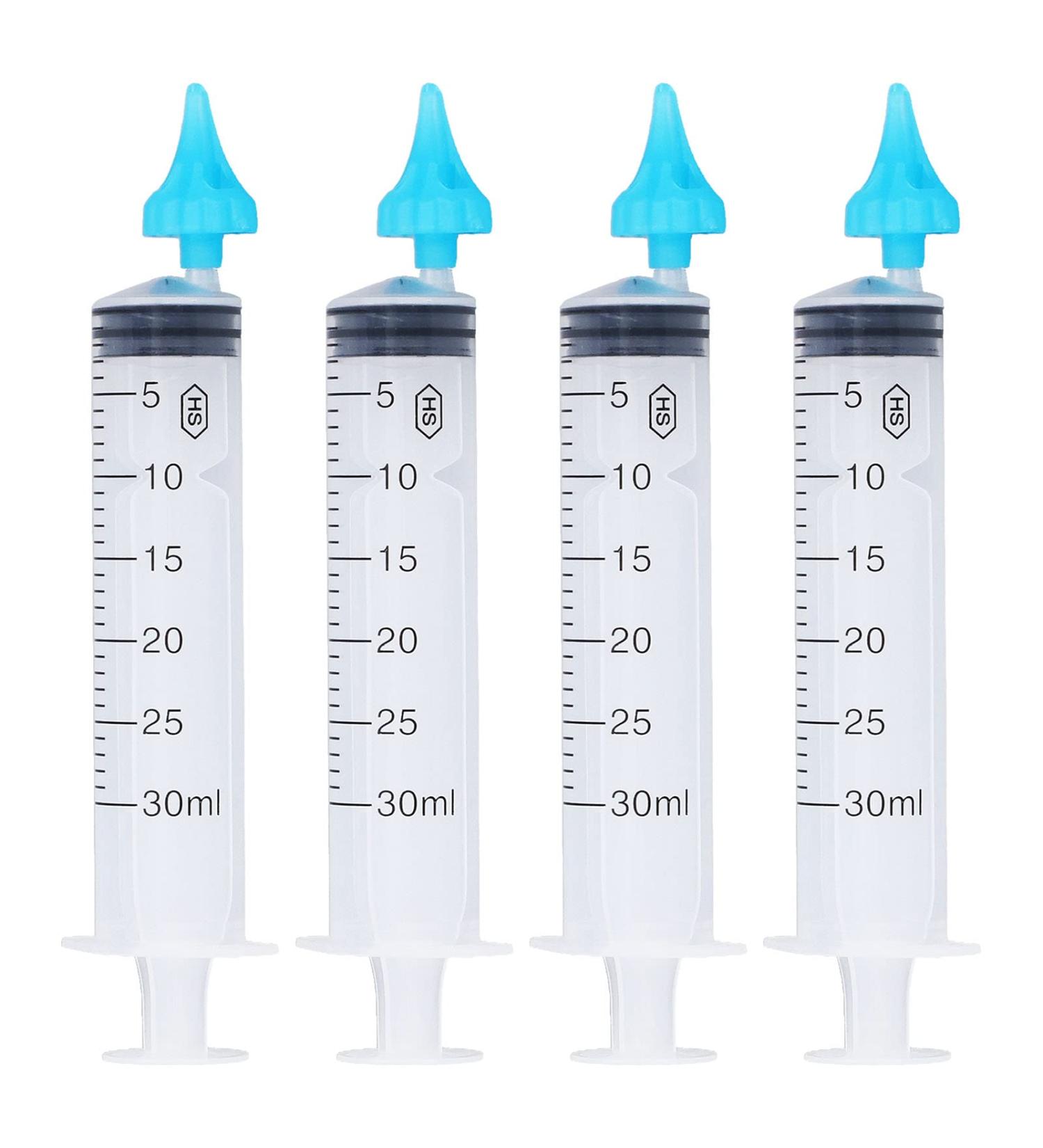 Ear Wax Syringe Set - 4pcs 30ml Ear Wax Cleaner for Children and Adults - Buy Online on GoSupps.com