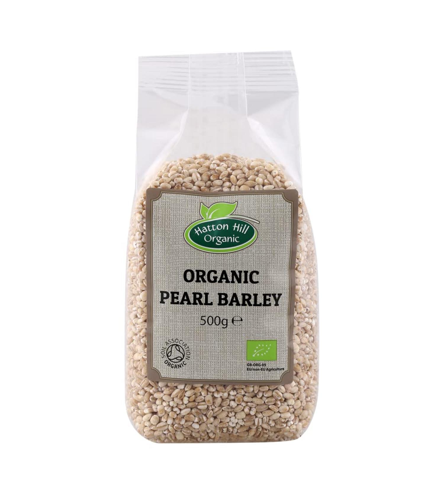 Organic Pearl Barley 500g by Hatton Hill Organic - Free UK Delivery