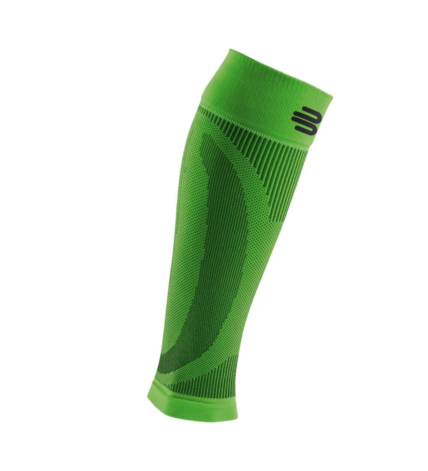 BAUERFEIND Calf Bandage Compression Sleeves - Unisex Extra Long Leg Warmers in Green | Support & Comfort for Lower Legs - Buy Online on GoSupps.com