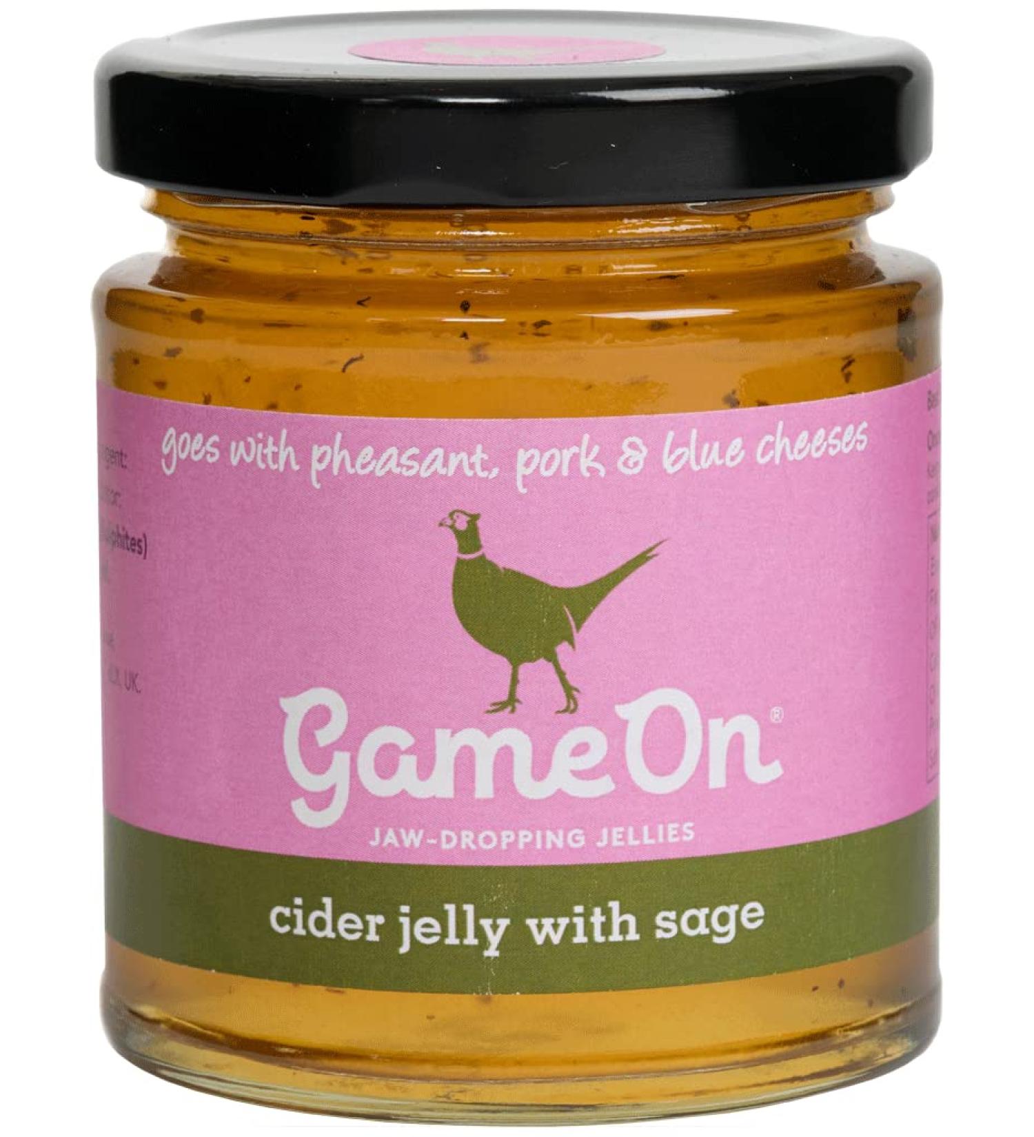 Bay Tree Game On Cider Jelly with Sage 195g Lilac - Authentic Flavor (Pack of 1) - Buy Online on GoSupps.com