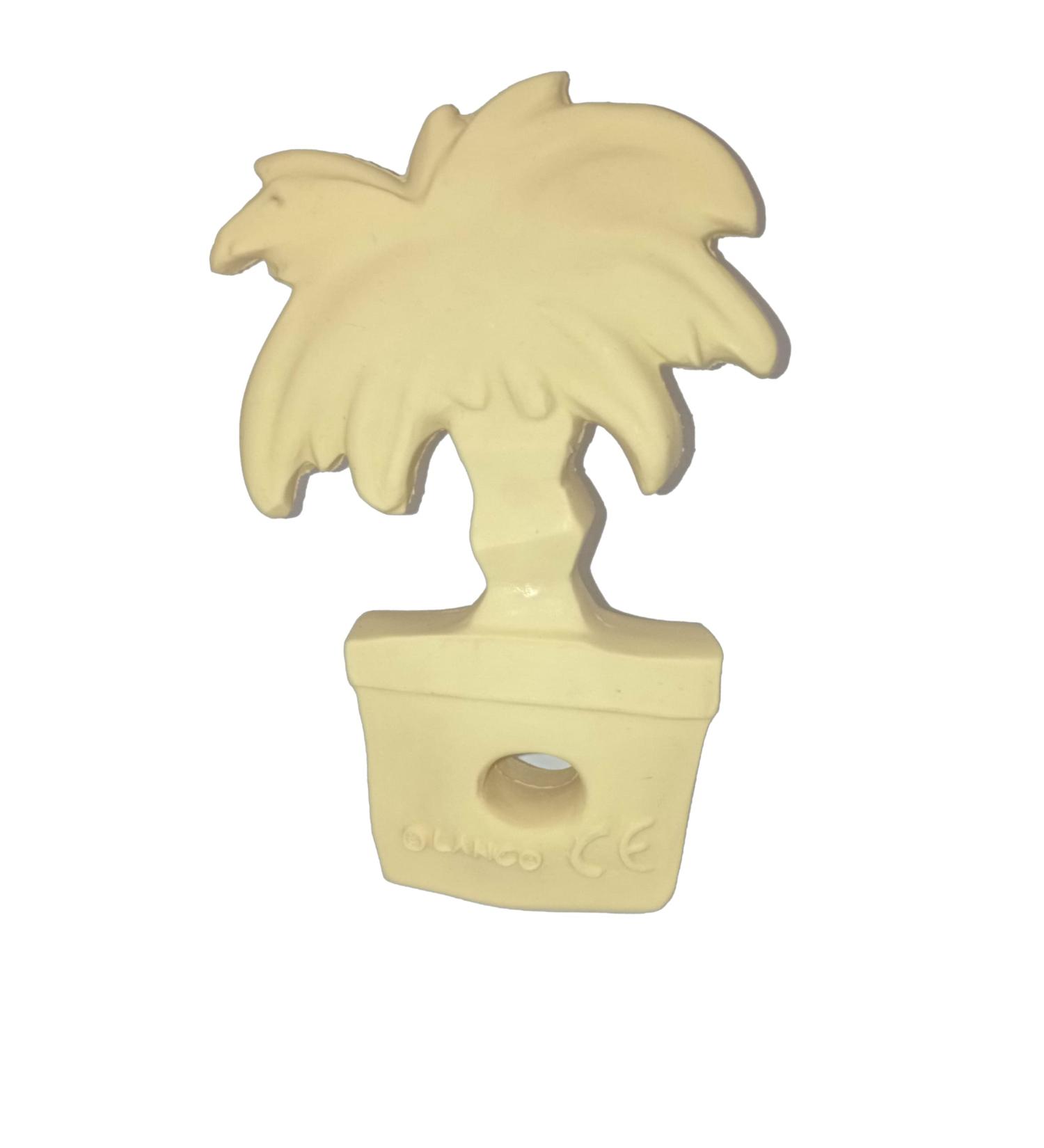 Lanco 100% Natural Rubber Teething Ring Palm - Yellow 200g | Safe Eco-Friendly International Shipping - Buy Online on GoSupps.com