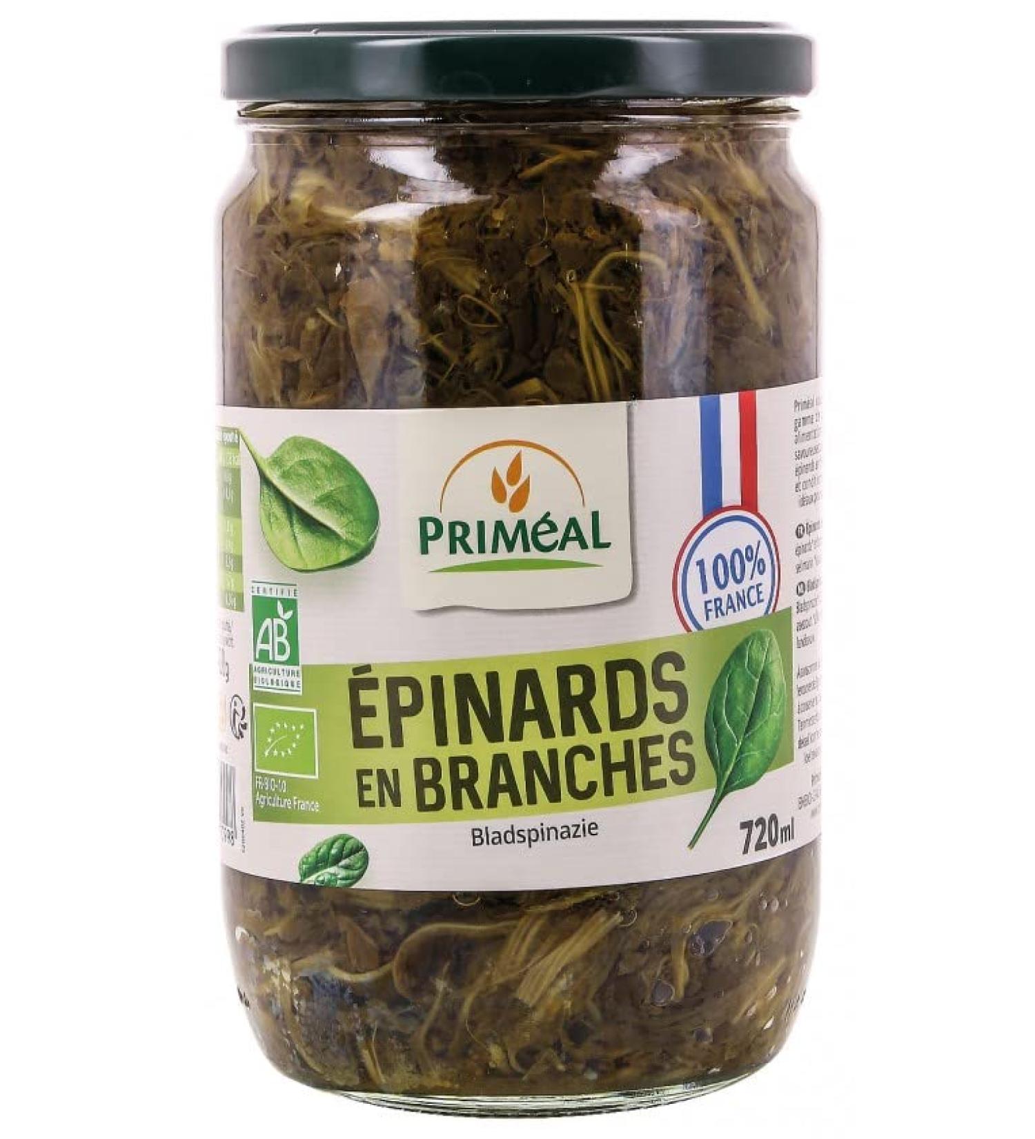 Priméal Spinach Branches France 720 g