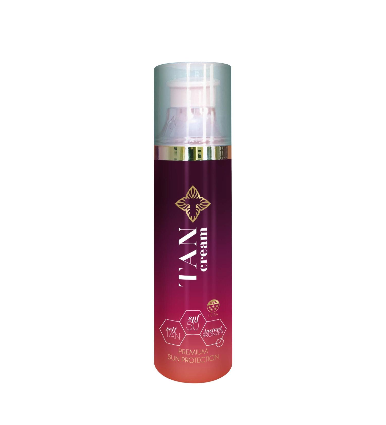 Tancream Award Winning All-In-One Self Gradual Tan Sun Protection SPF50 and Luxury Moisturiser with Gift Box - Buy Online on GoSupps.com