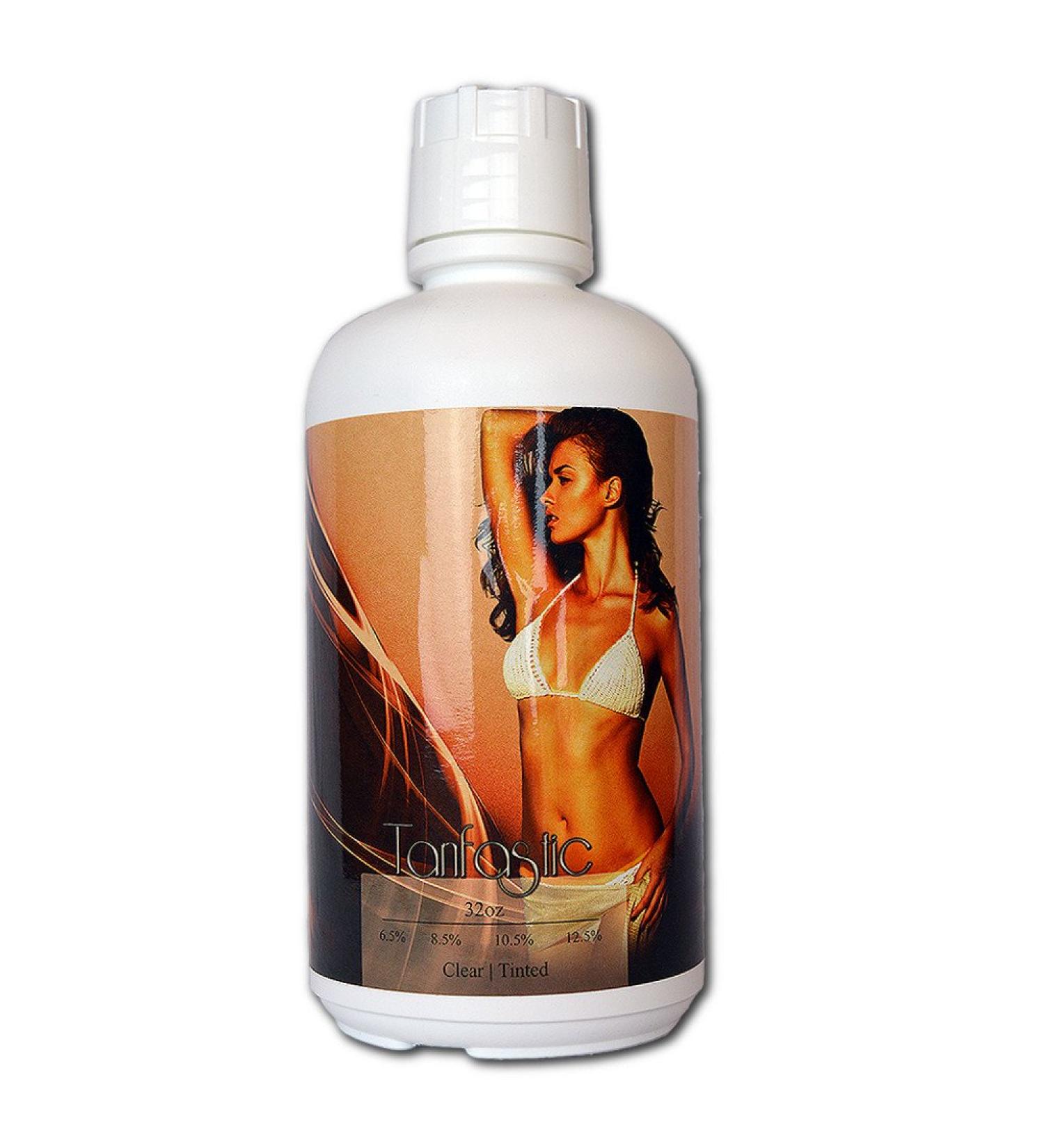Tampa Bay Tan Tanfastic 8.5% Med DHA Sunless Airbrush Spraytan Solution 32 oz - Professional Quality for a Flawless Tan - Buy Online on GoSupps.com