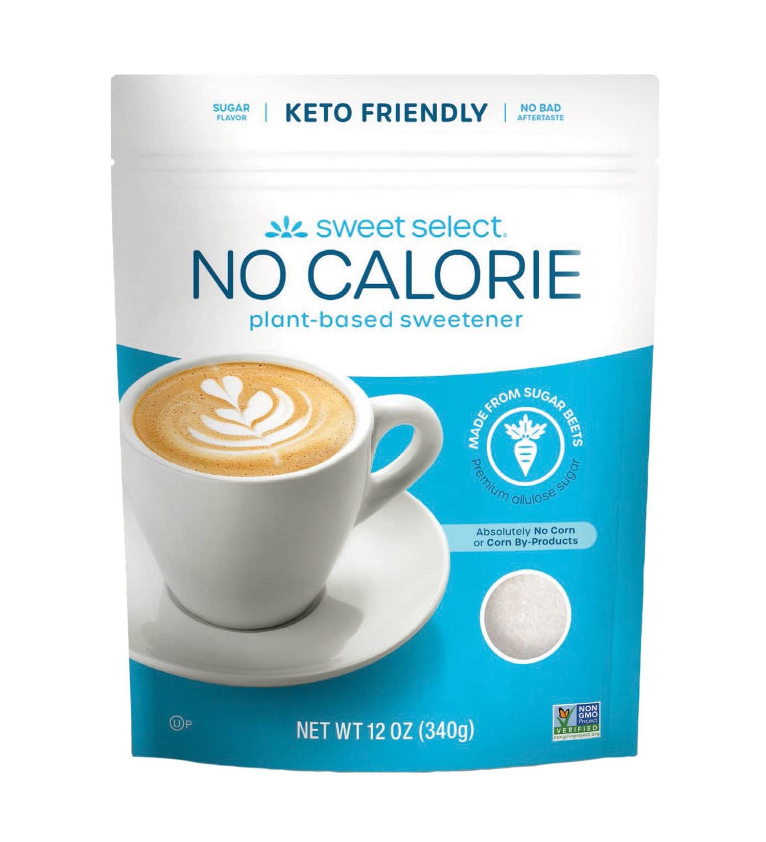 Sweet Select Allulose Zero Calorie Sweetener - Natural Plant Based Granulated - 12 Ounce (1 Pack) - Buy Online on GoSupps.com