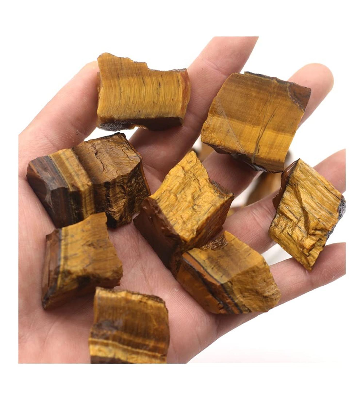 Natural Raw Yellow Tiger Eye Stone Crystal Rough Reiki Gemstone Specimen for for Decoration Stone Generator FZUGEDRLI (Size : 200g) - Buy Online on GoSupps.com