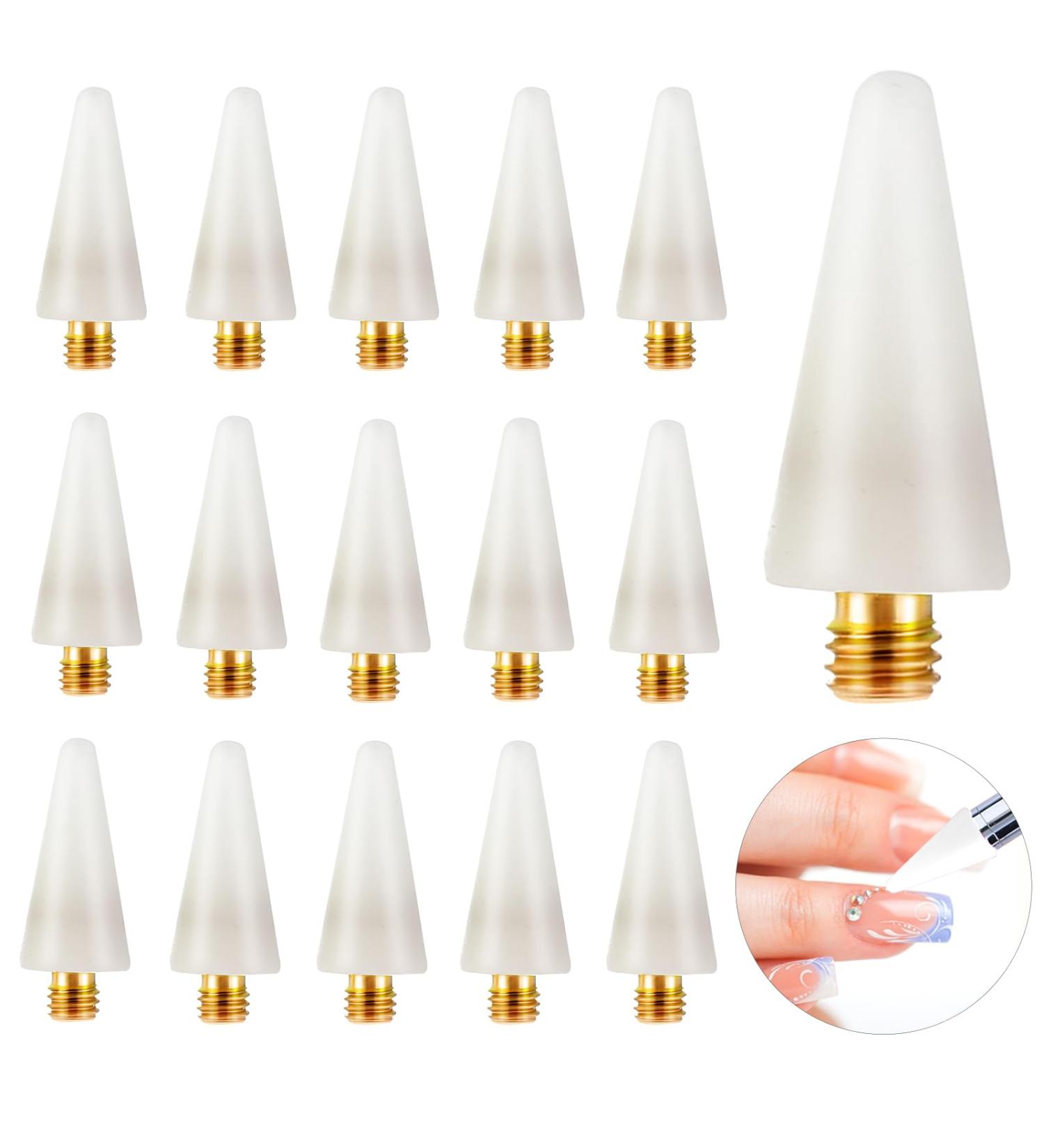 Lusofie 16Pcs Wax Replacement Tips for Nail Rhinestones Picker Tool - White - Buy Online on GoSupps.com