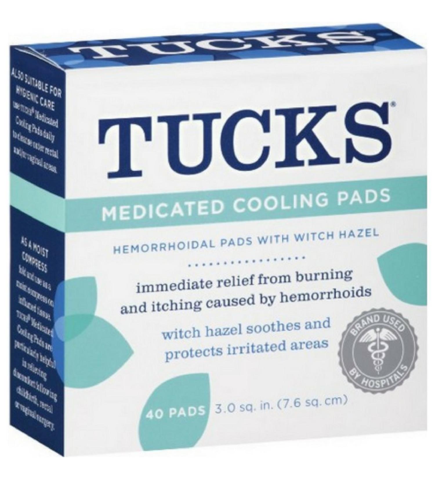 Tucks Medicated Cooling Pads 40 Count 40 Count (Pack of 1)