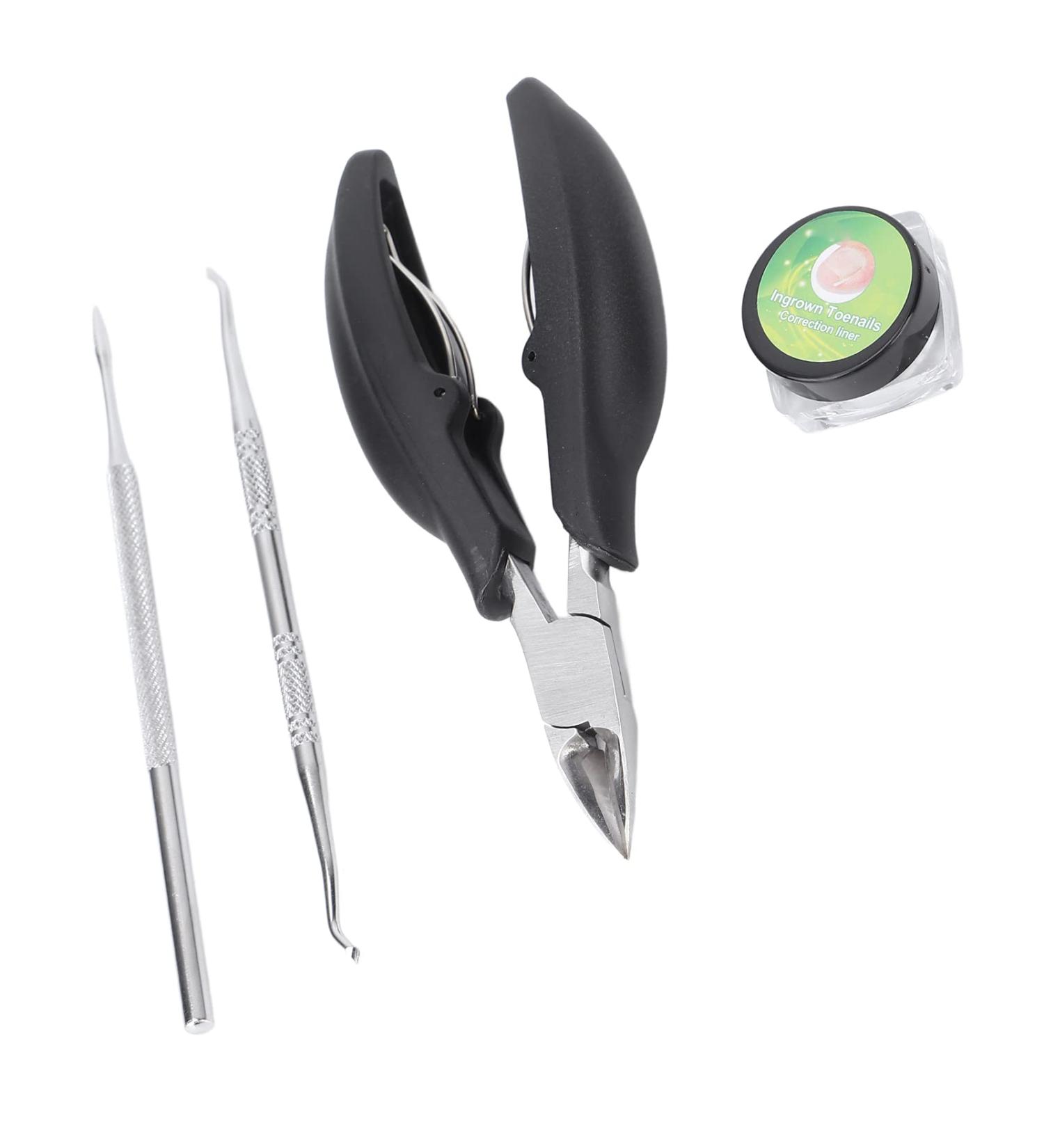 Verdant Touch Ingrown Toe Nail Correction Ingrown Toe Nail Correction Set Toe Nail Plier Lifter File Pedicure Tools - Buy Online on GoSupps.com