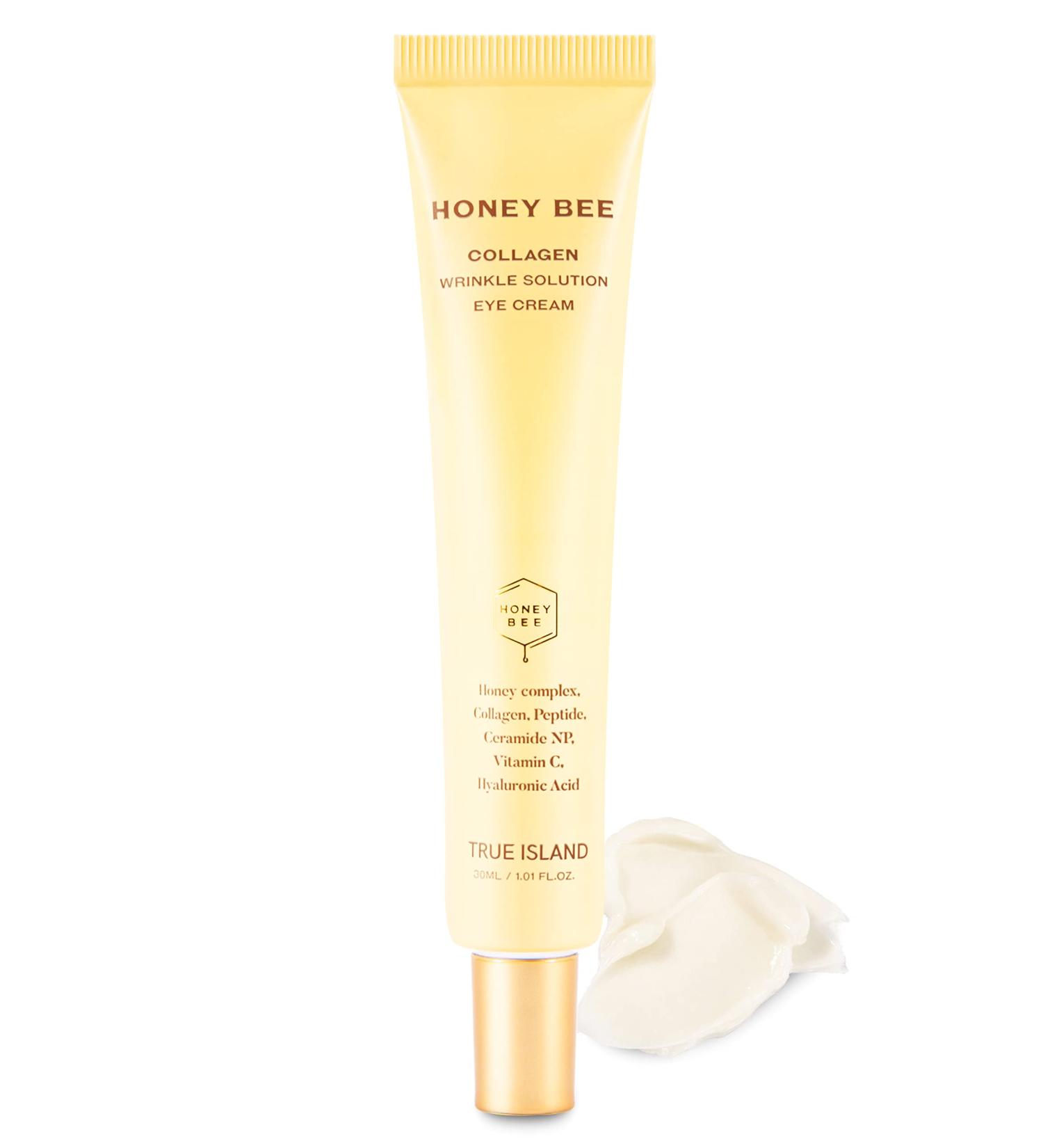 Buy Honey Bee Collagen Eye Cream | Firming Anti-Puffiness & Dark Circles Treatment | Vitamin C Peptides & Niacinamide | 1.01 fl oz - International Shipping Available - Buy Online on GoSupps.com