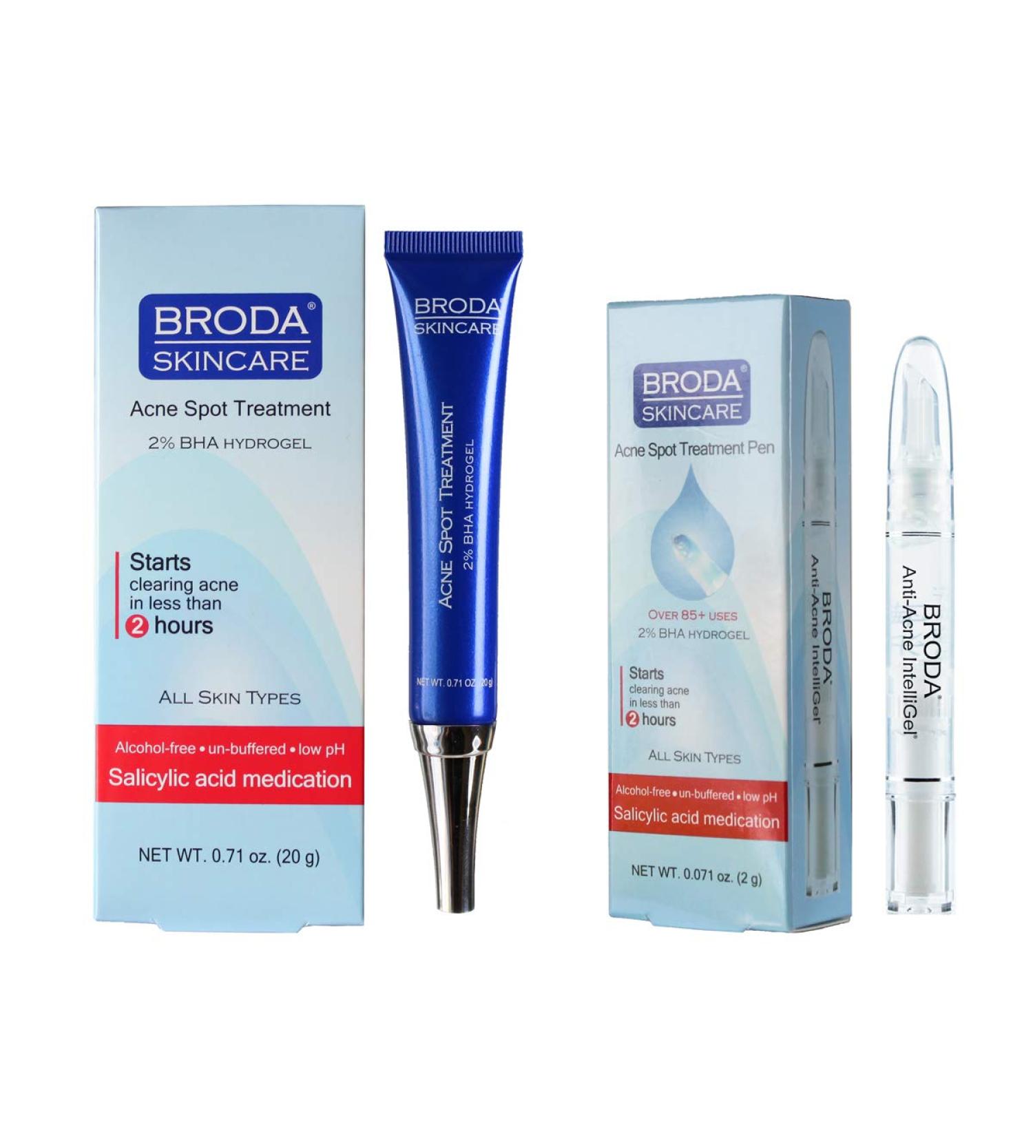 Broda Skincare Acne Spot Treatment Set | Effective Solutions for Clear Skin - Shop Now Worldwide - Buy Online on GoSupps.com