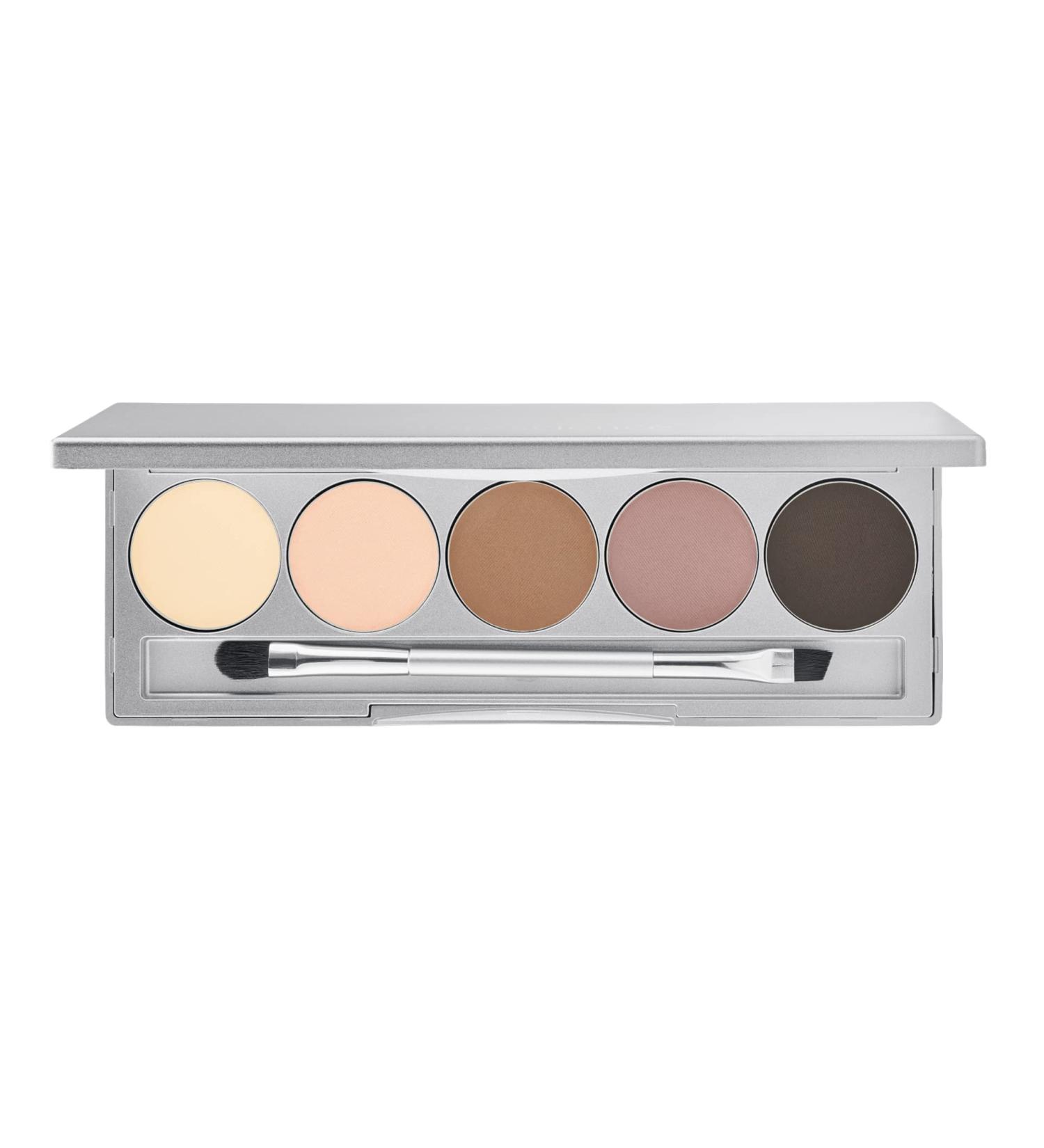 Colorescience Brow Kit: Mineral Eyebrow Makeup Powder & Shaping Brush - Light to Medium Shades - Buy Online on GoSupps.com