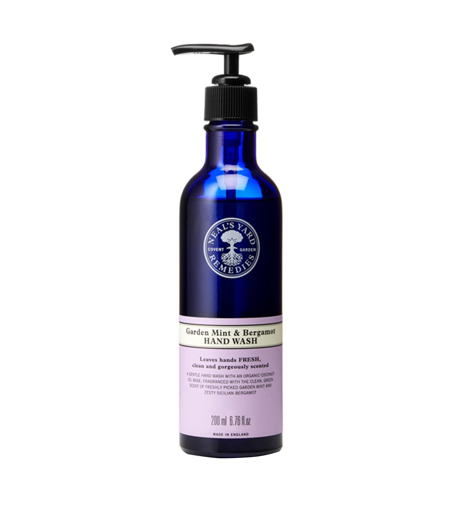 Neal's Yard Remedies Garden Mint & Bergamot Hand Wash - Organic Refreshing Hand Soap (6.76 fl. oz) | Best International Shipping - Buy Online on GoSupps.com