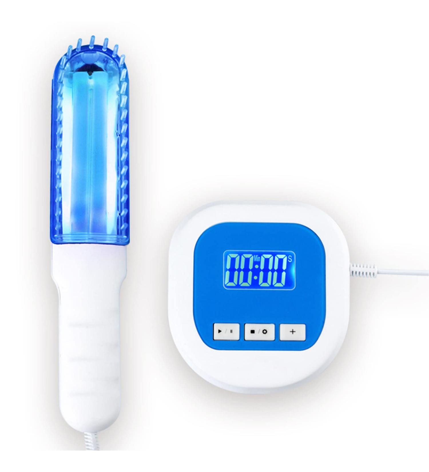 PPGE Home UV Phototherapy Light - 311 Nm Narrow-Band Lamp with LCD Timer & Glasses for Skin & Scalp Health | International Shipping - Buy Online on GoSupps.com