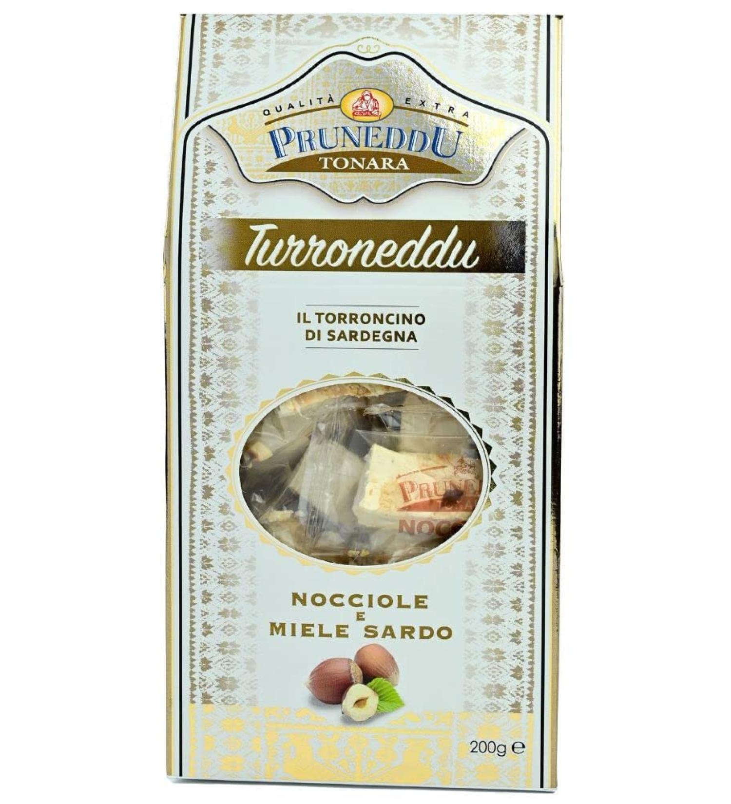 Buy Torroncini with Hazelnuts & Honey from Sardinia - 200g Gift Packaging | Artisan White Nougat & Torrone - Buy Online on GoSupps.com