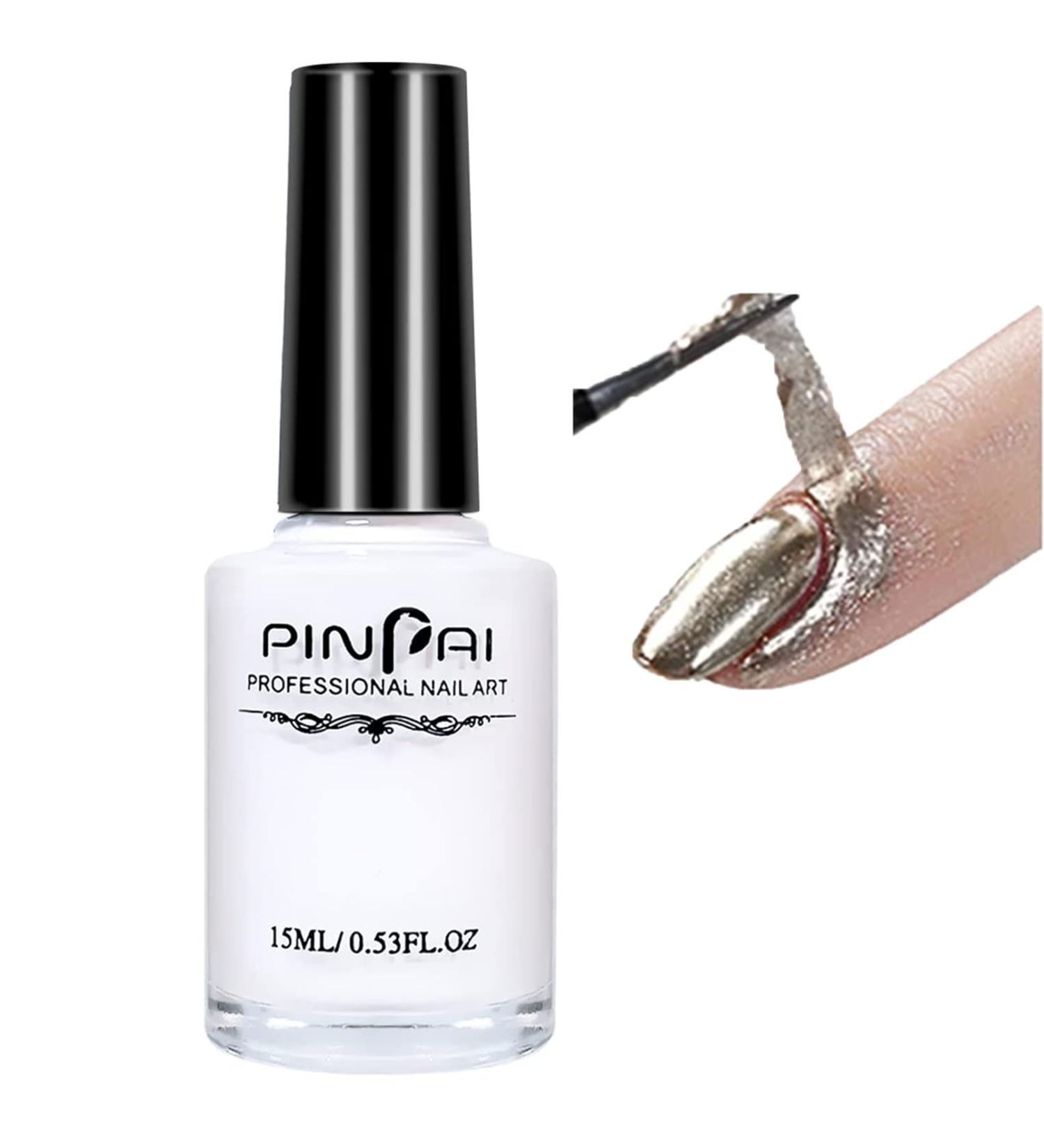 Liquid Latex Nails Peel Off Liquid Latex For Nail Art Skin Barrier Protector for Gel Polish Fast Drying Odorless Cuticle Base Coat Nail Polish Guard Liquid Tape Protector-15ML (White) - Buy Online on GoSupps.com