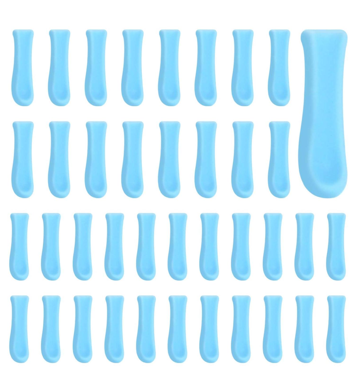 Koceci 150 Pcs Ear Wax Removal Replacement Tips Silicone Ear Camera Replacement Tips Soft Reusable Covers for Earwax Removal Tools (Blue) - Buy Online on GoSupps.com
