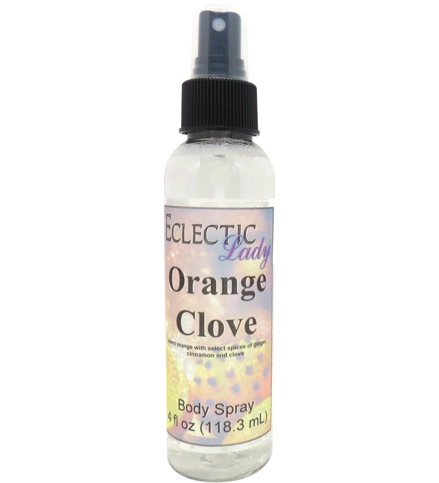 Orange Clove Body Spray 4 ounces Body Mist for Women with Clean Light & Gentle Fragrance Long Lasting Perfume with Comforting Scent for Men & Women Cologne with Soft Subtle Aroma For Daily Use 4 Fl Oz (Pack of 1) - Buy Online on GoSupps.com