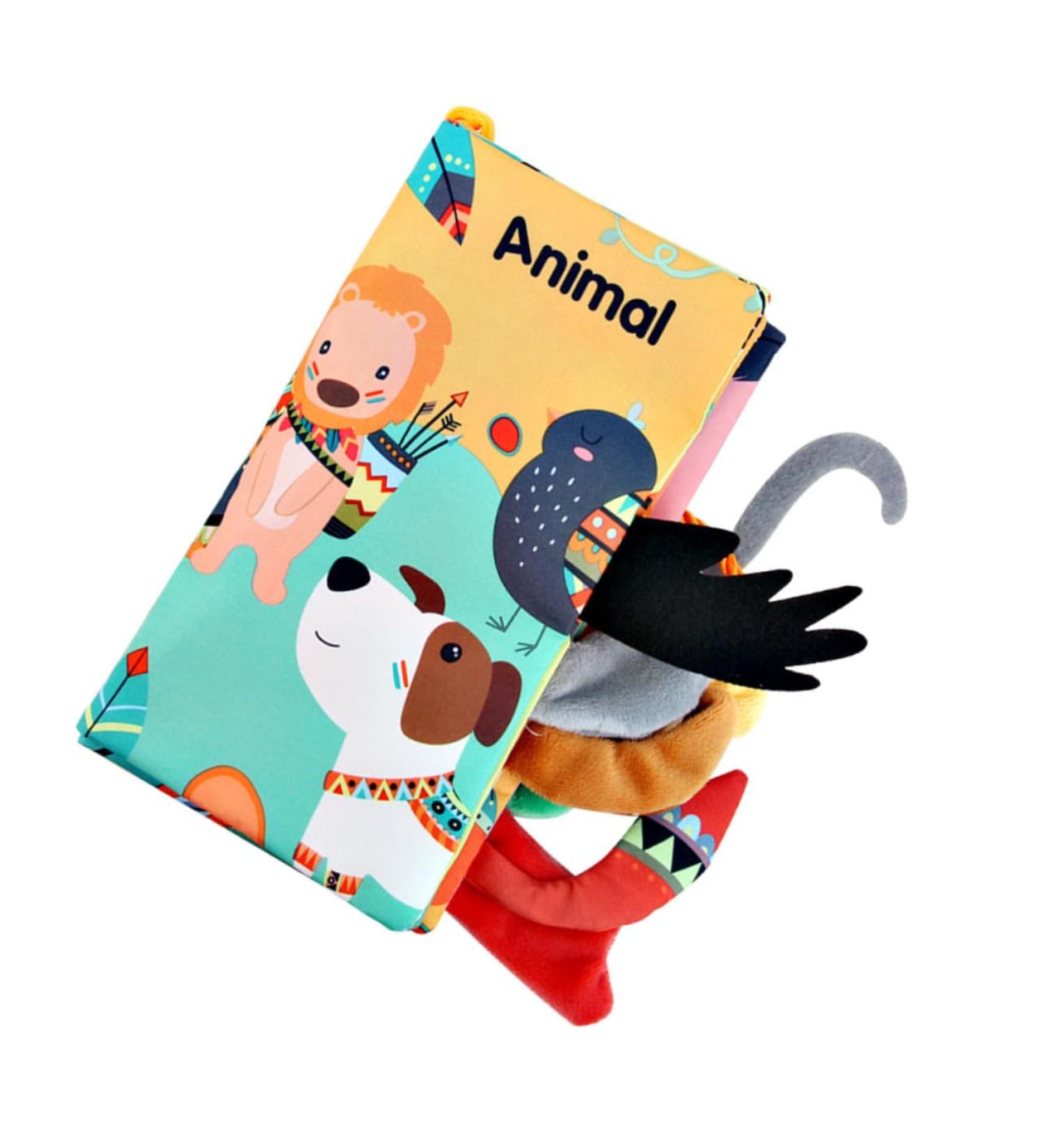 Bestonzon 2-Piece Fabric Crinkle Baby Books - Montessori Learning Toys & Puzzle Books for Toddlers | International Shipping - Buy Online on GoSupps.com