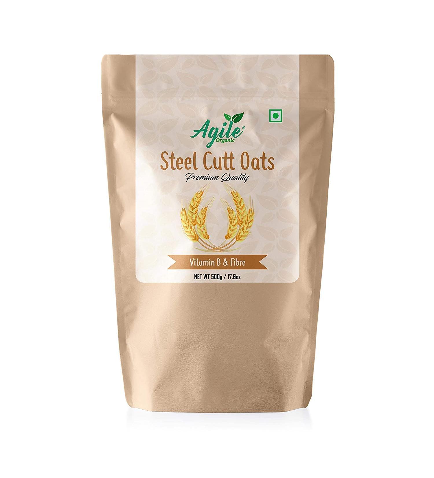 QURA Avoine authentique en acier coup 500 g (sans gluten)