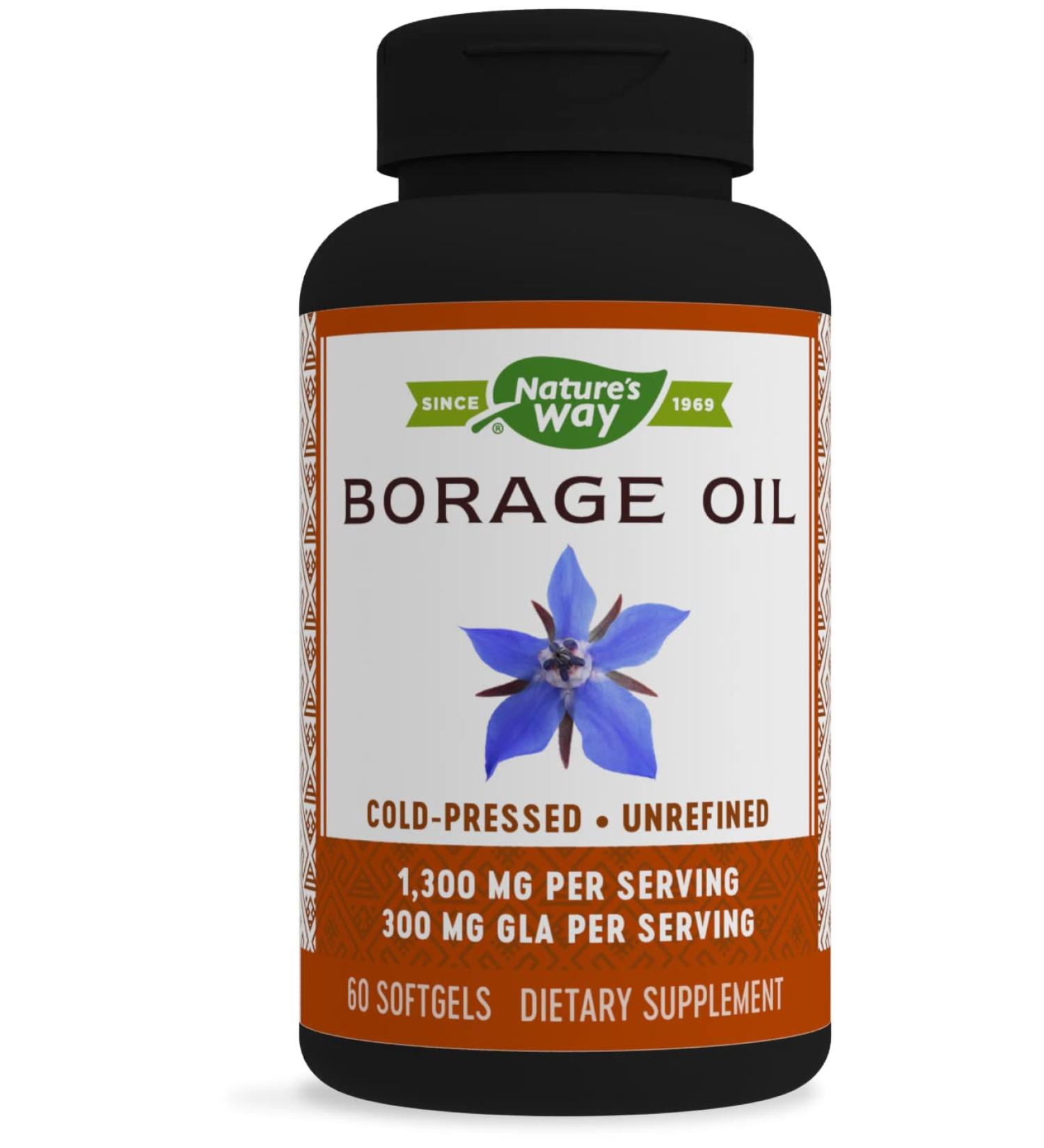 Nature's Way EfaGold Borage 1300 mg - 60 Softgels | Premium Omega-6 Supplement - Buy Online on GoSupps.com