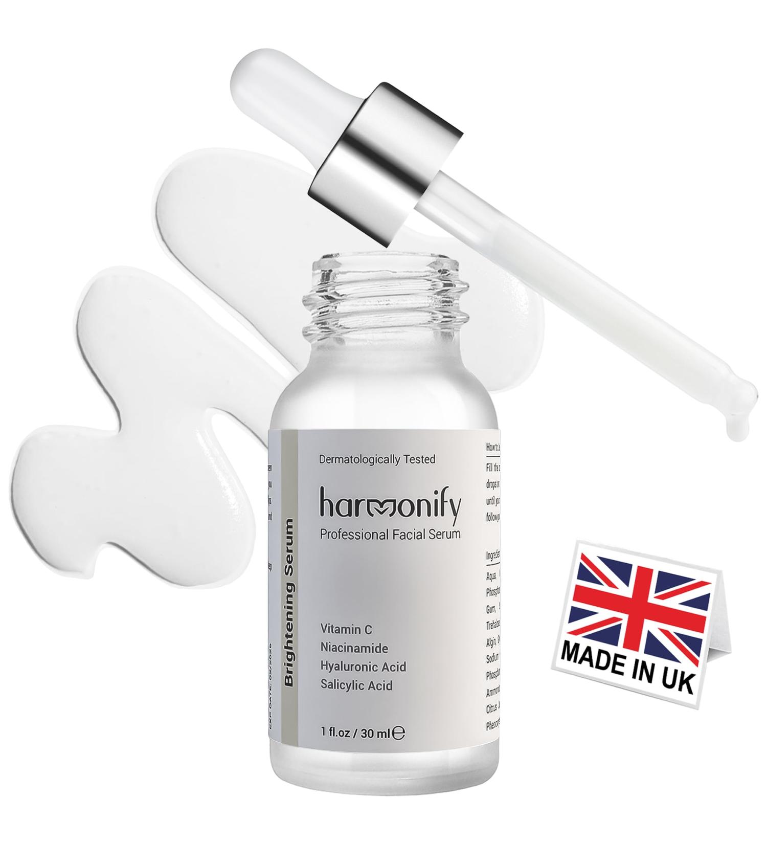 Hydrating Niacinamide with Salicylic Acid Serum for Face | Dark Spot Corrector & Plump Skin | 1 fl. oz Made in Europe - Buy Online on GoSupps.com